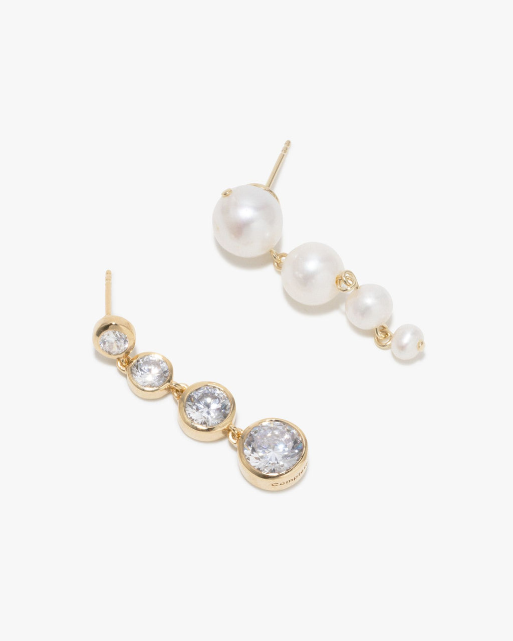 Hidden 18ct Gold Plated Earrings