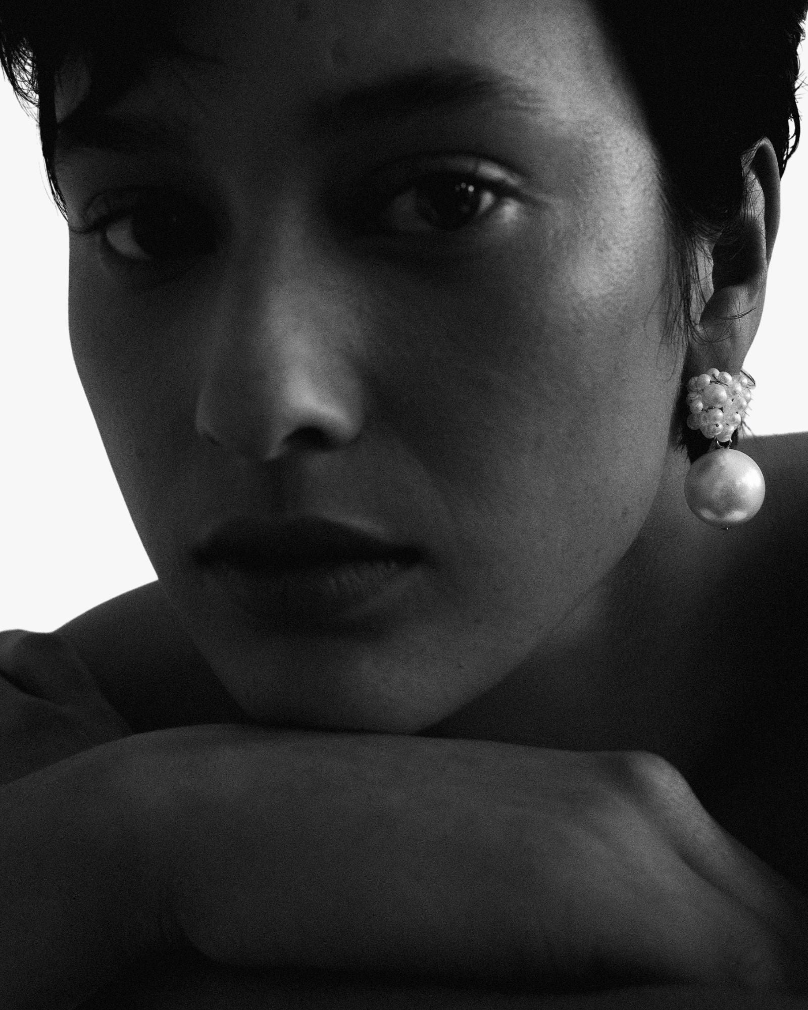 The Second Temporal Anomaly - Pearl and 18ct Gold Vermeil Earrings