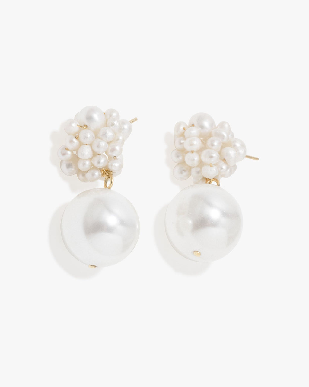 The Second Temporal Anomaly - Pearl and 18ct Gold Vermeil Earrings