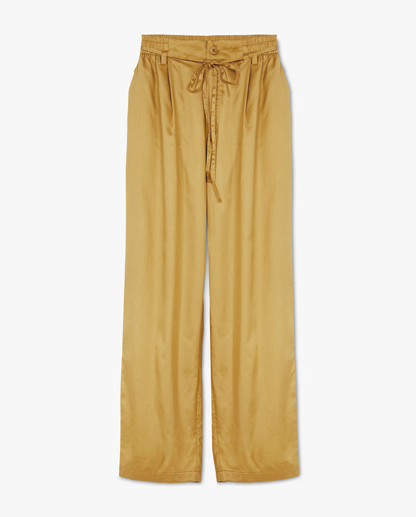 Pantaloni in raso Clarice