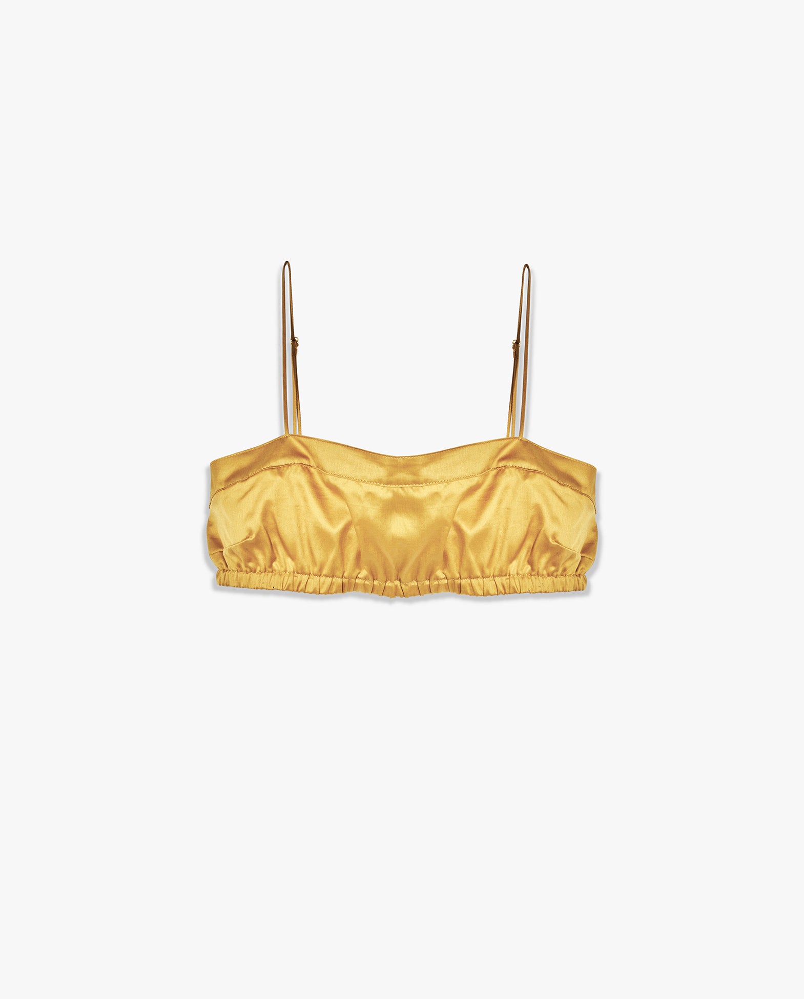 Elgan Sateen Bralet Goldenrod