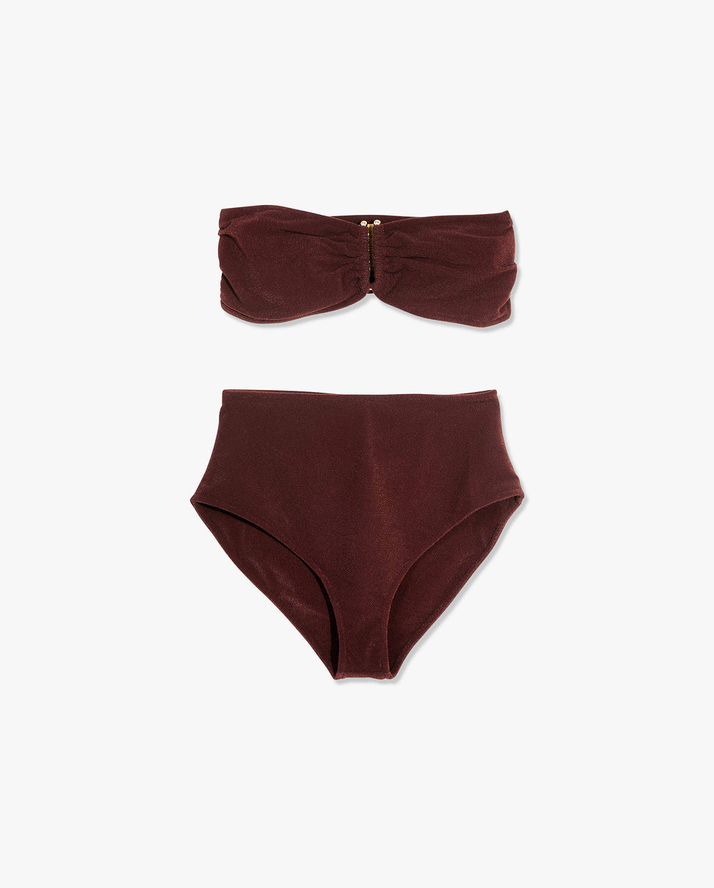 Luna Bandeau/High Waist 2-Piece Swimsuit