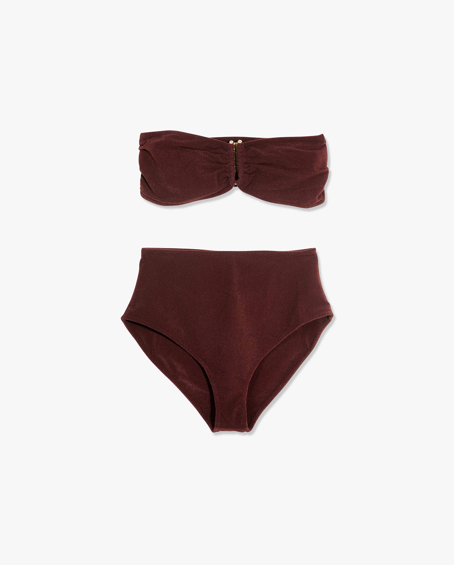 Luna Bandeau/High Waist 2-Piece Swimsuit