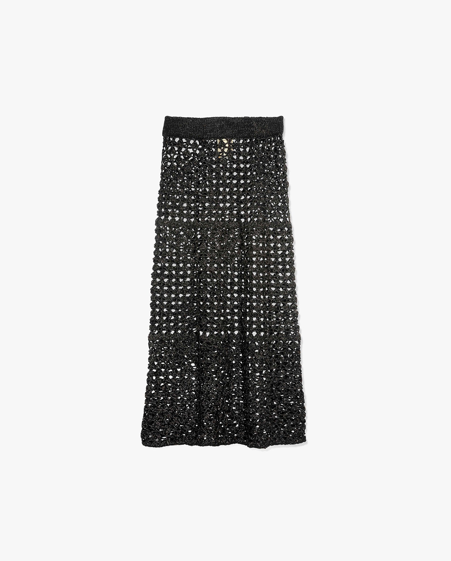 Soha Lace Crochet Midi Skirt