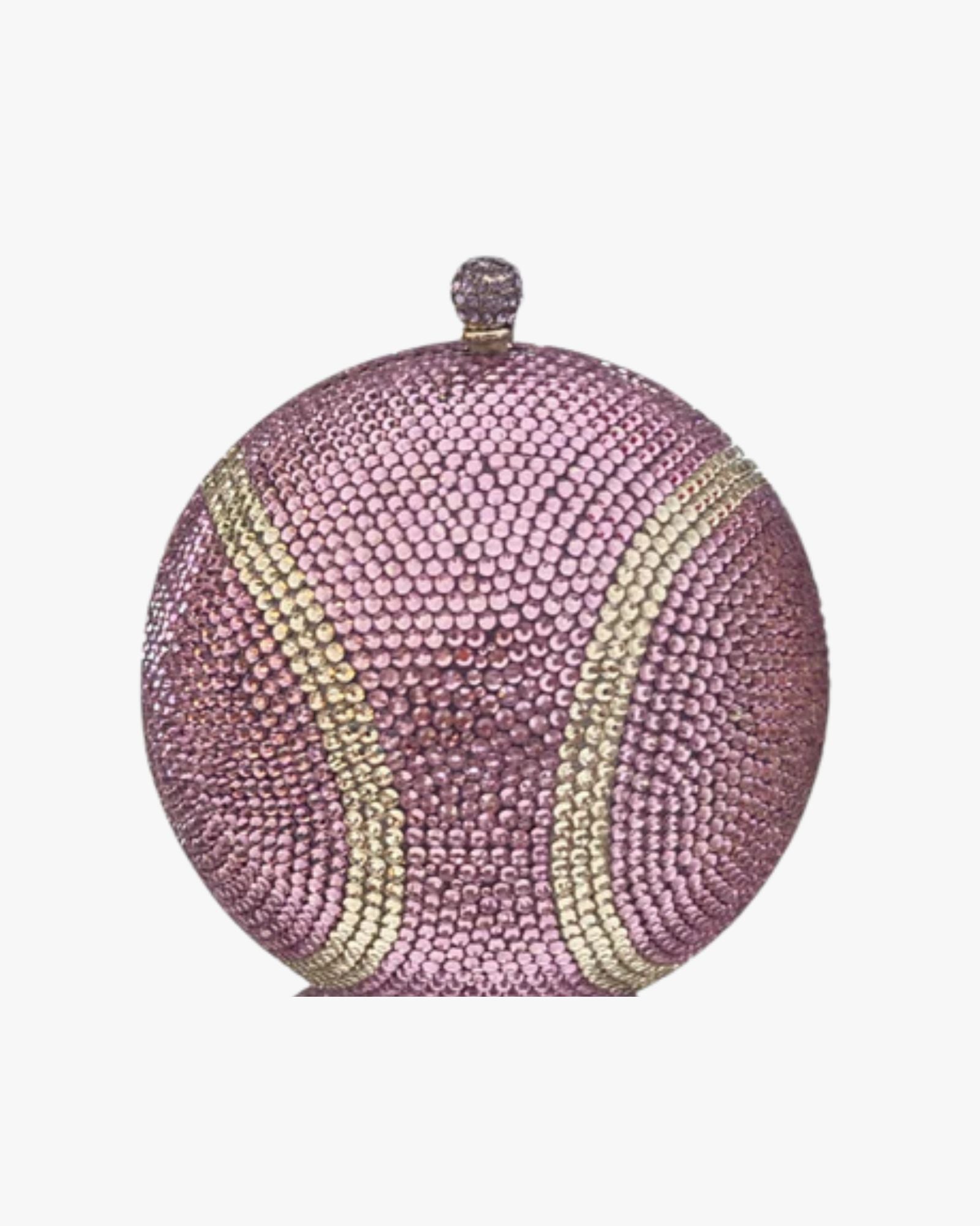 Tennis Ball Clutch Pink