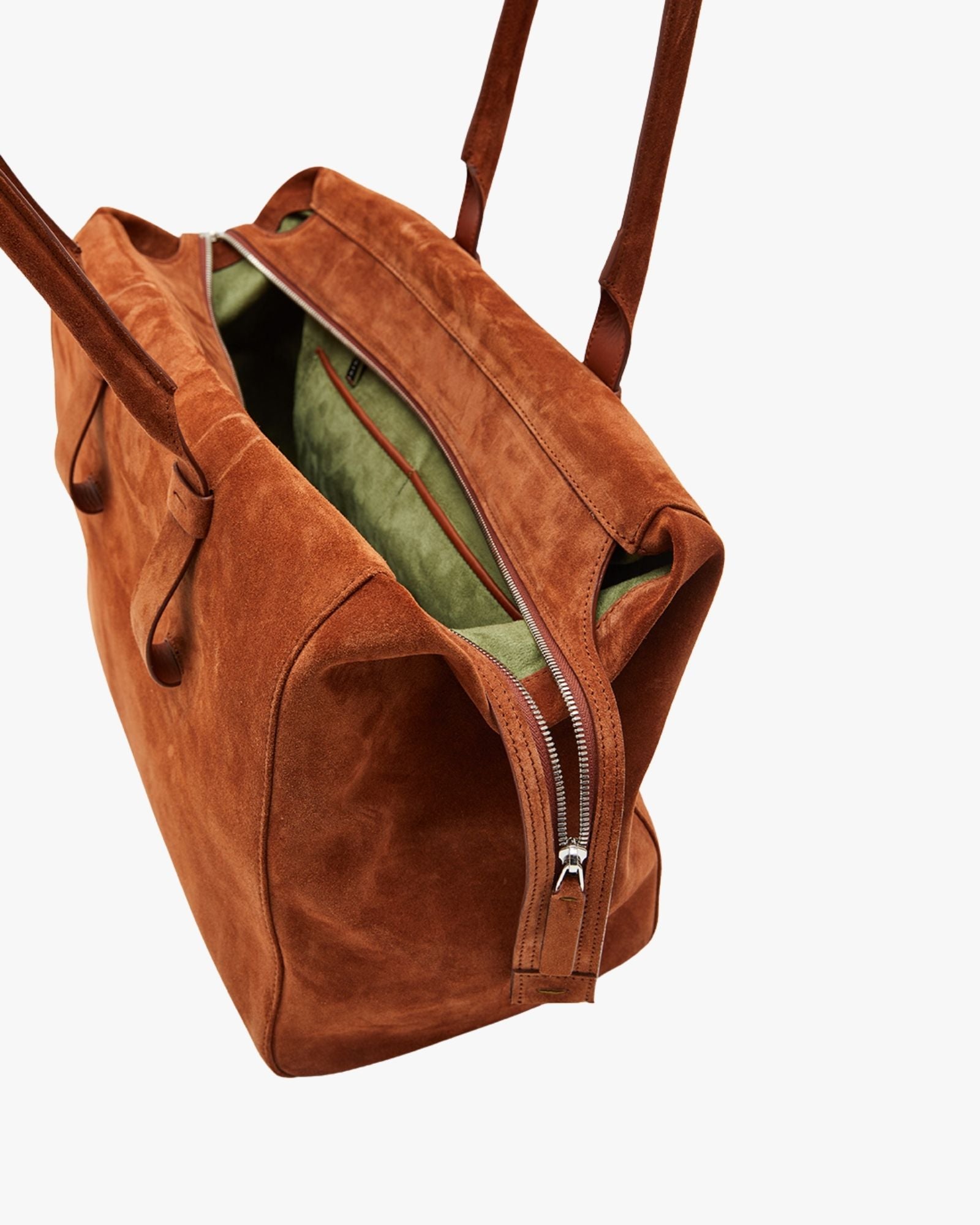 Large Size Soft Suede Shopping Copper Portici Shopping