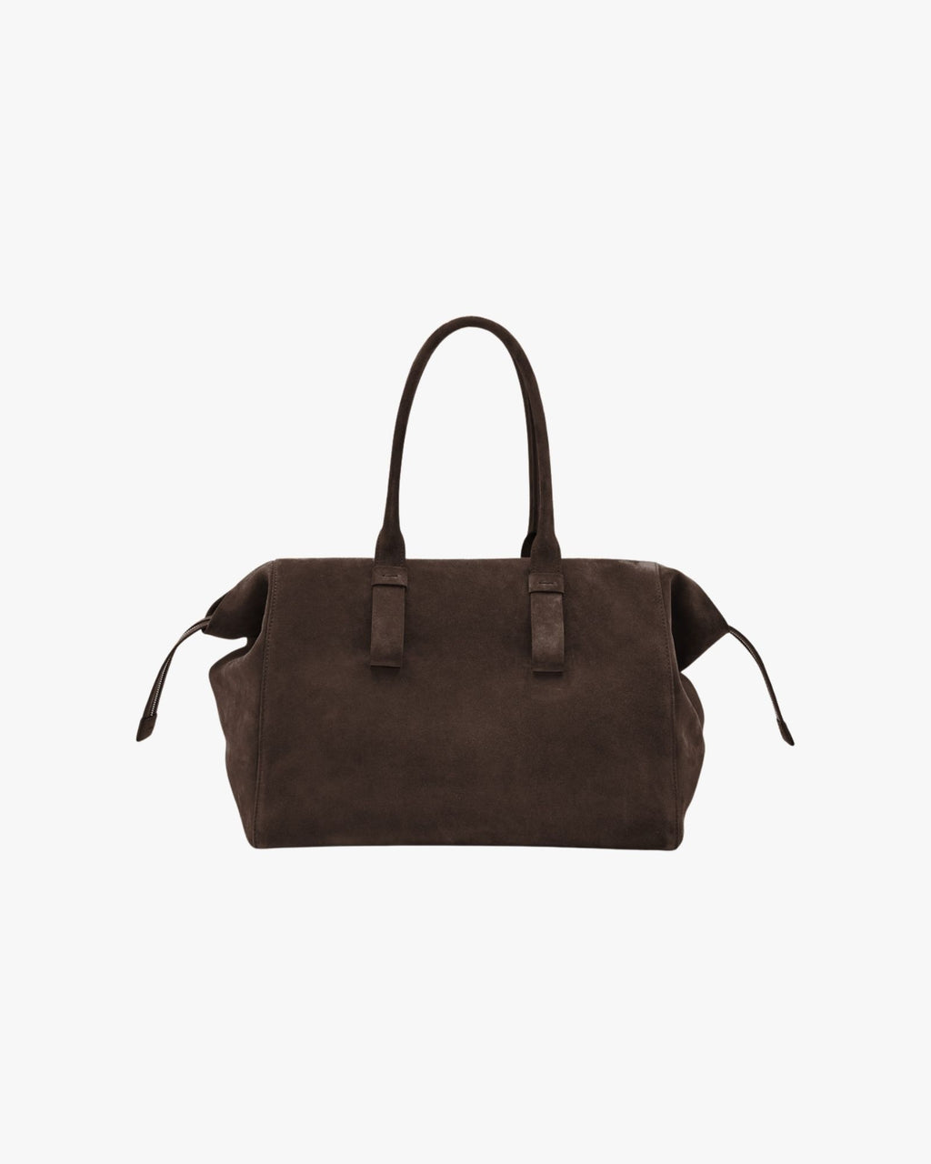 Large Size Soft Suede Shopping Dark Brown Portici Shopping