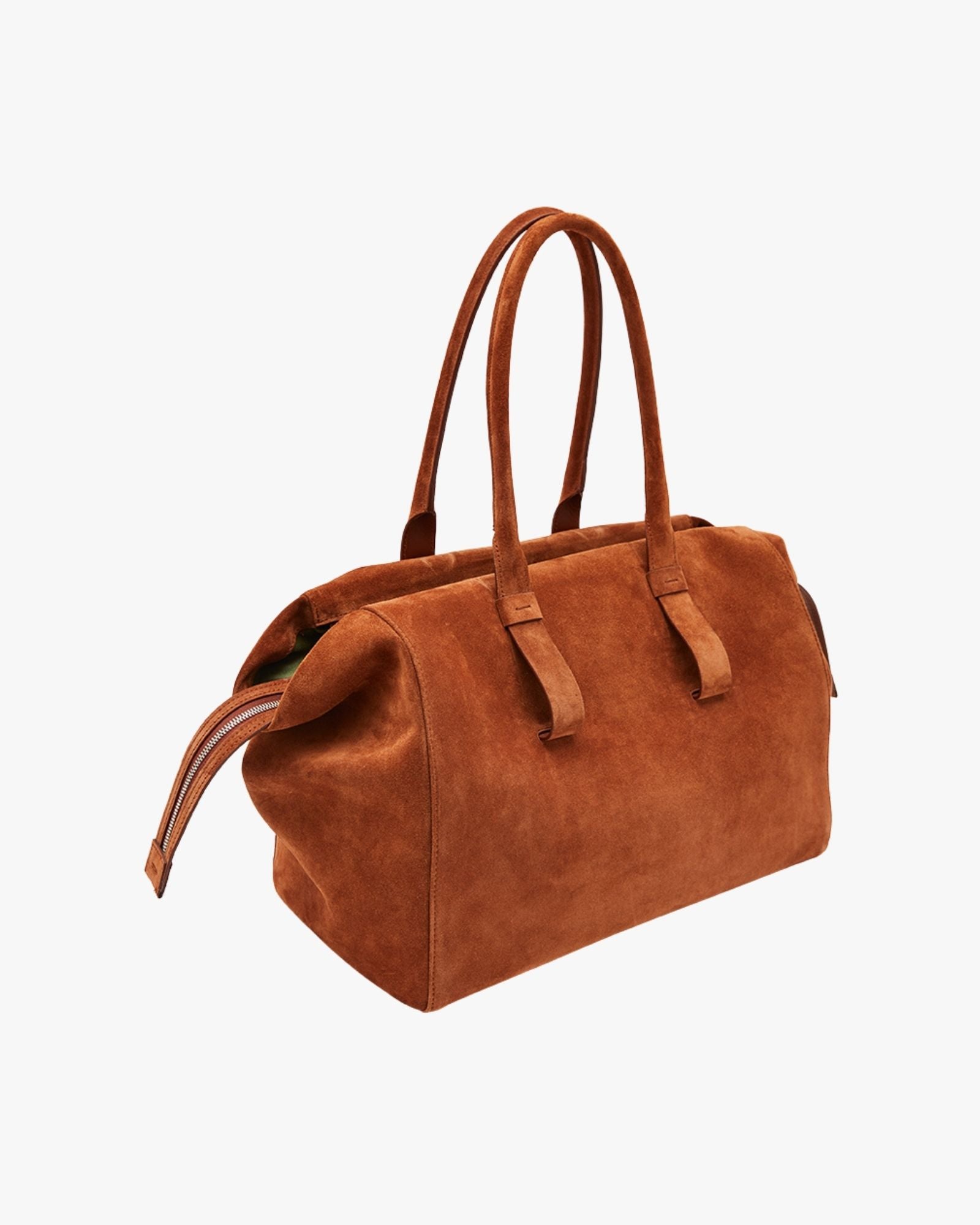 Large Size Soft Suede Shopping Copper Portici Shopping