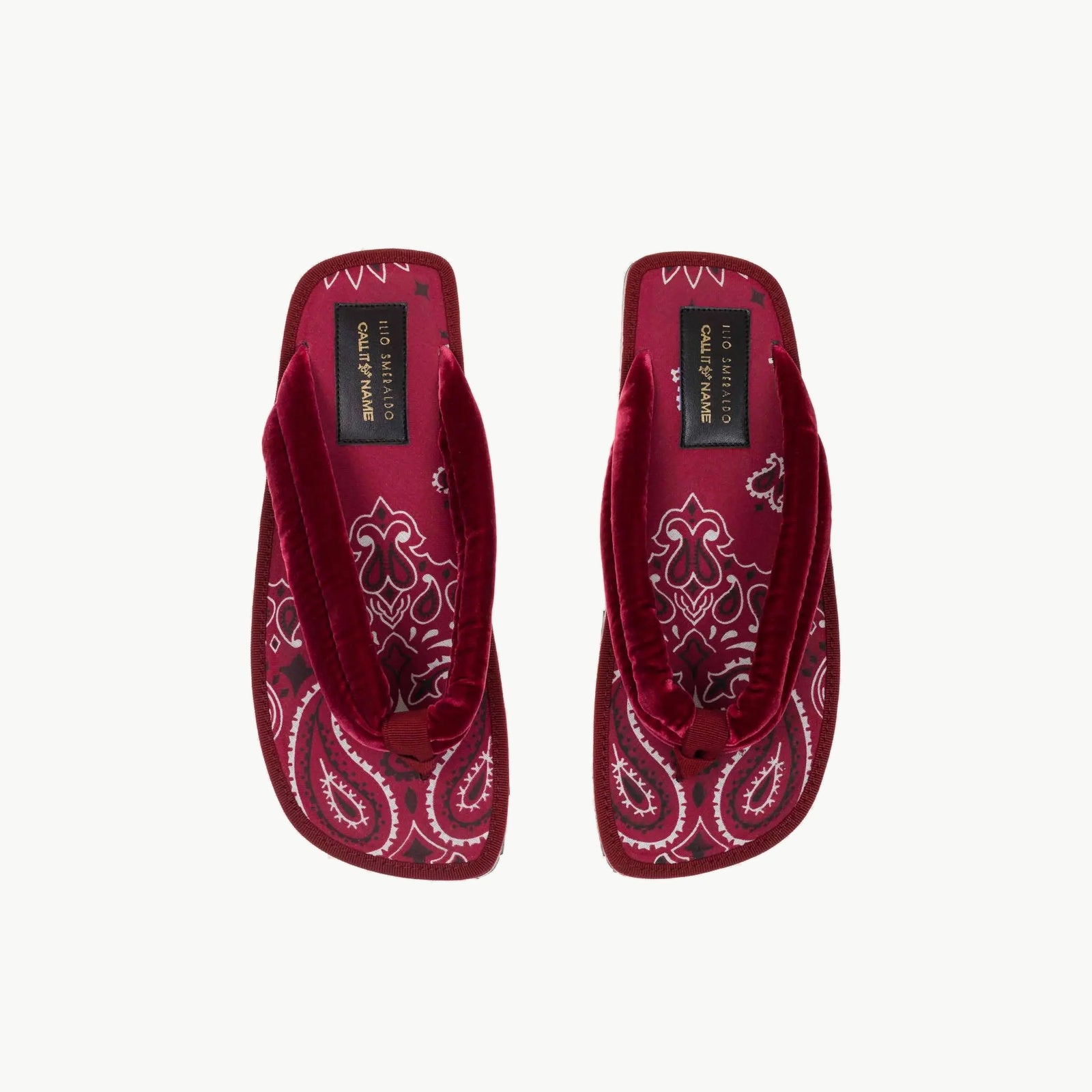 Positano Bandana In Burgundy