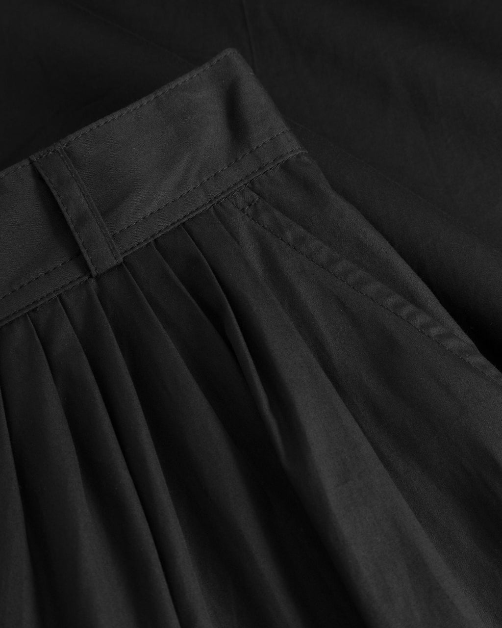Pantaloni in popeline Paji Signature neri