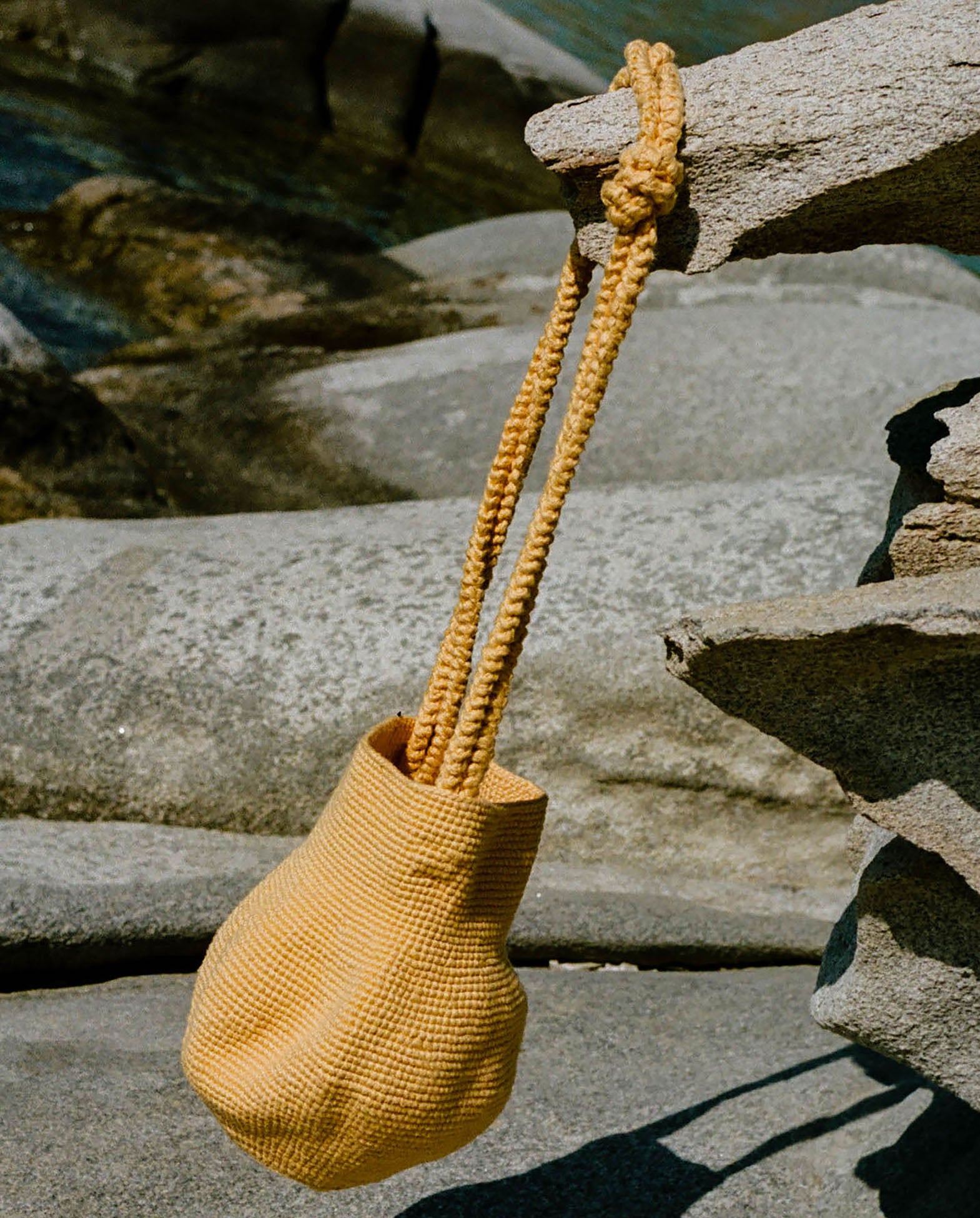 Amphora Knitted Bag Butter