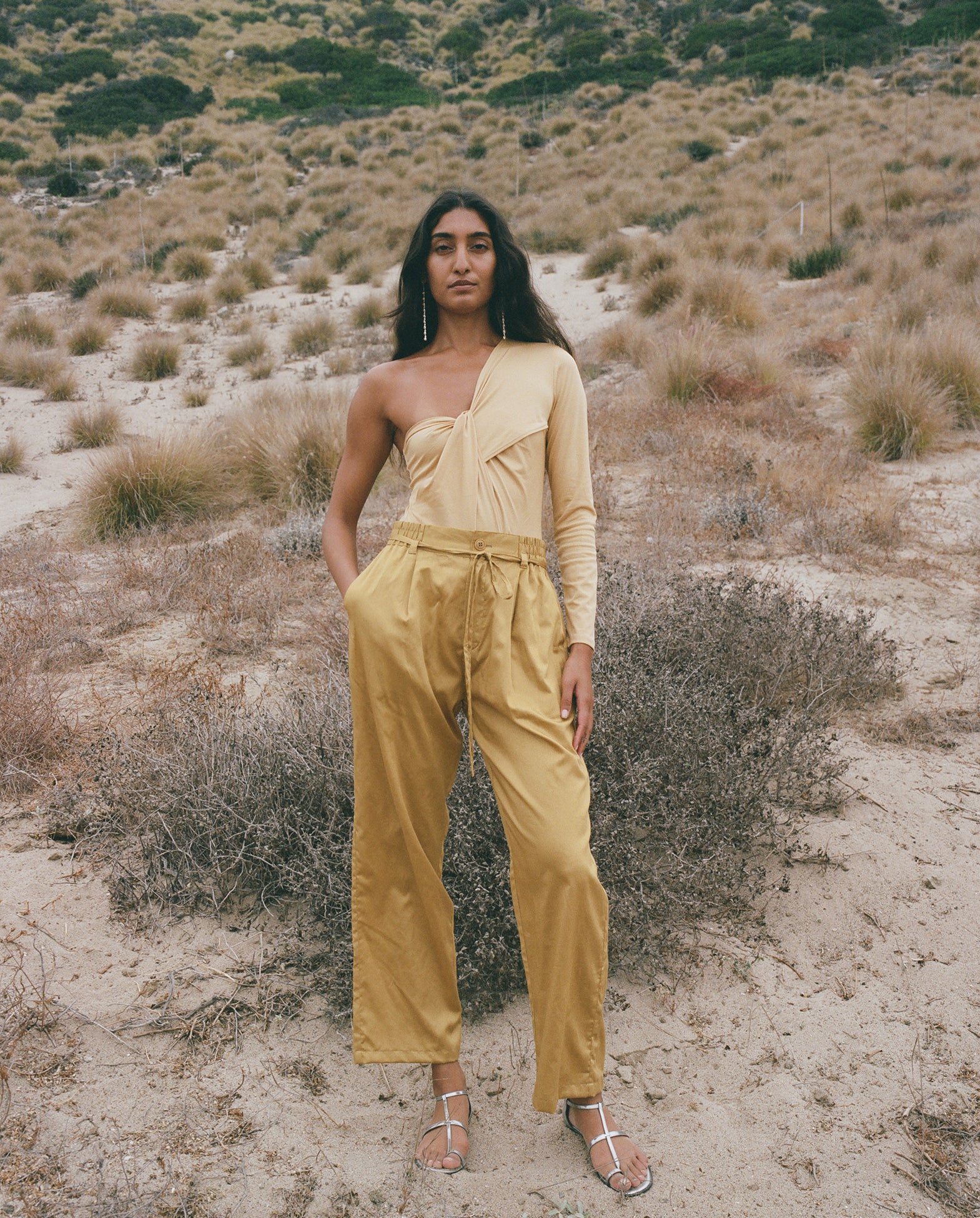 Clarice Sateen Pant