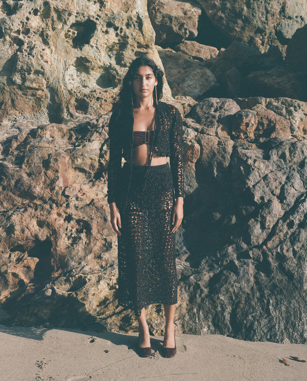 Gia Lace Crochet Cardigan