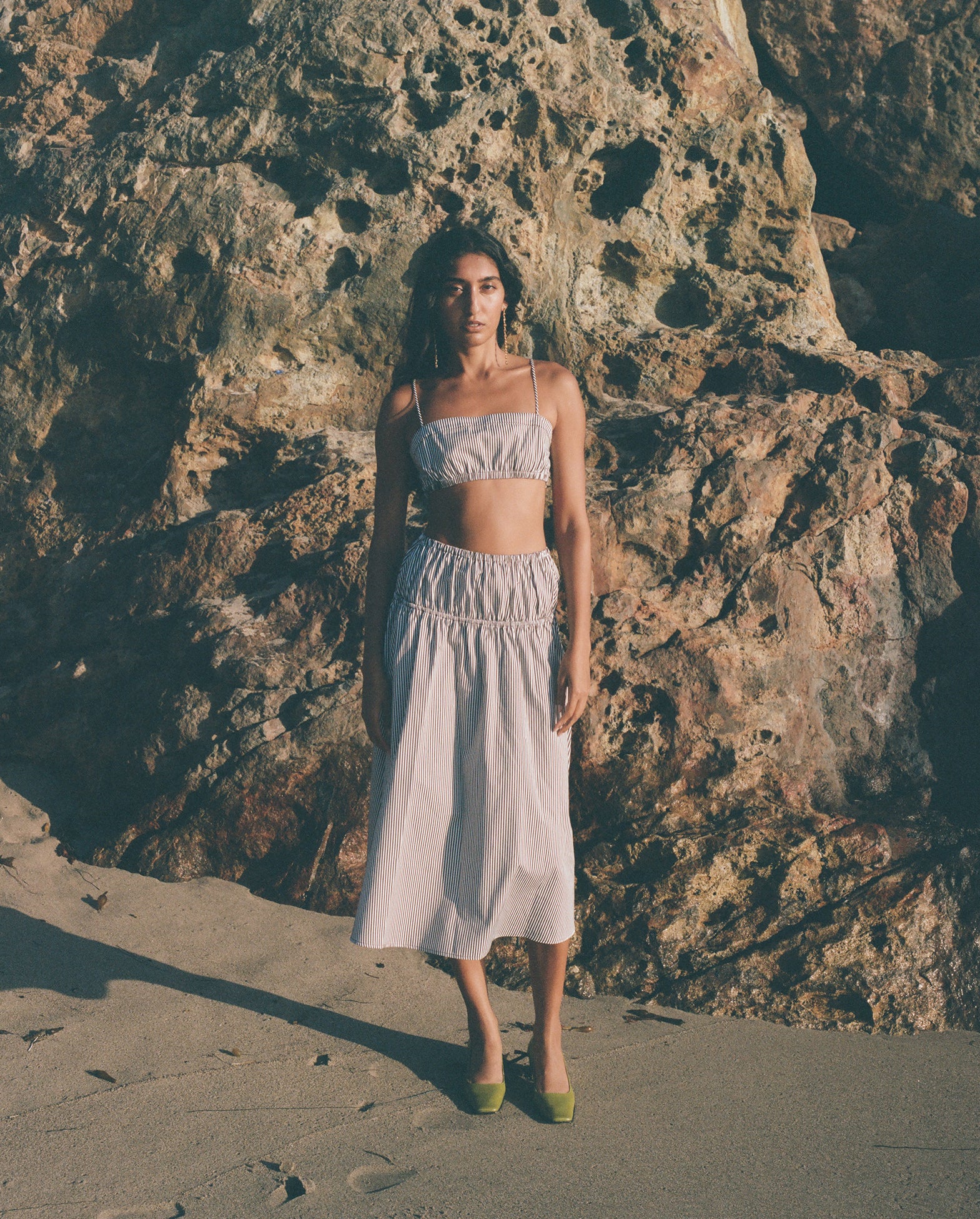 Lusha Striped Skirt