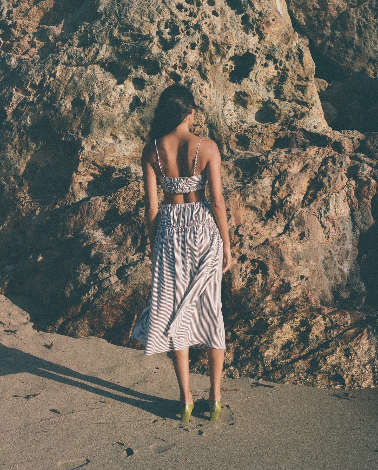 Lusha Striped Skirt