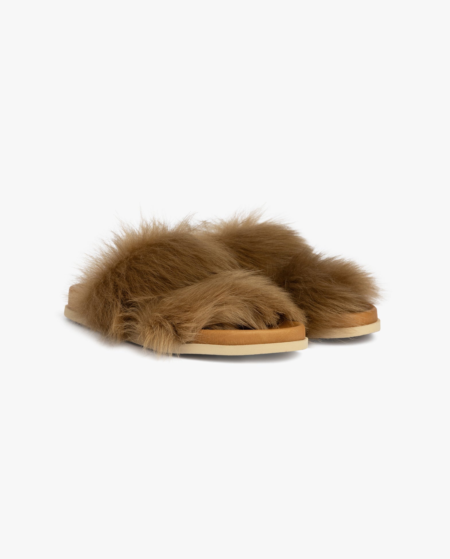 Duska Sandals Tan Suede Churra