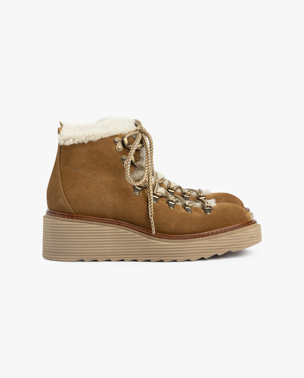 Saffi Ankle Boot Alpaca Castoro-Shrlng
