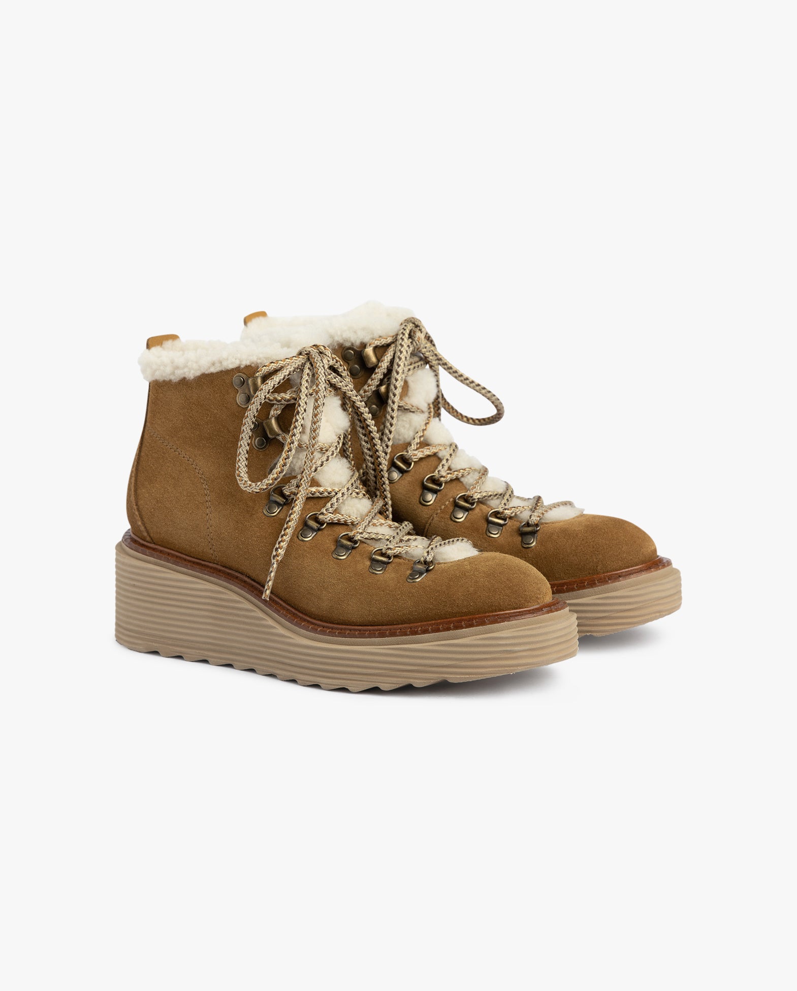 Saffi Ankle Boot Alpaca Castoro-Shrlng