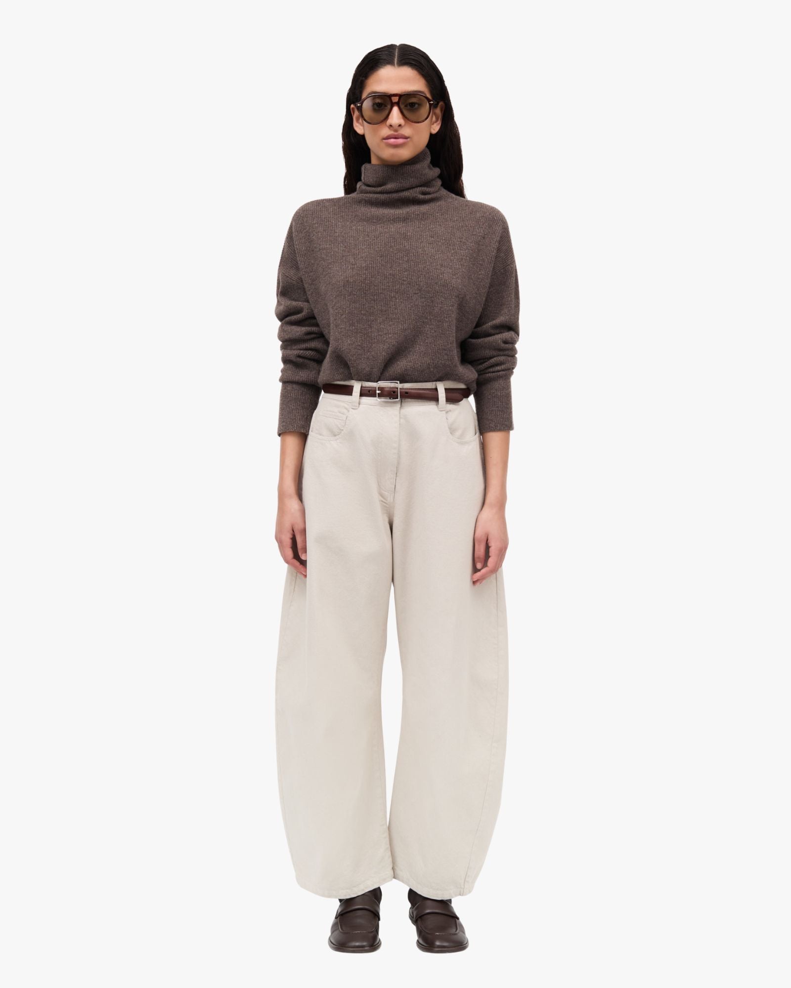 Pella Cotton Twill Pant Stone Grey