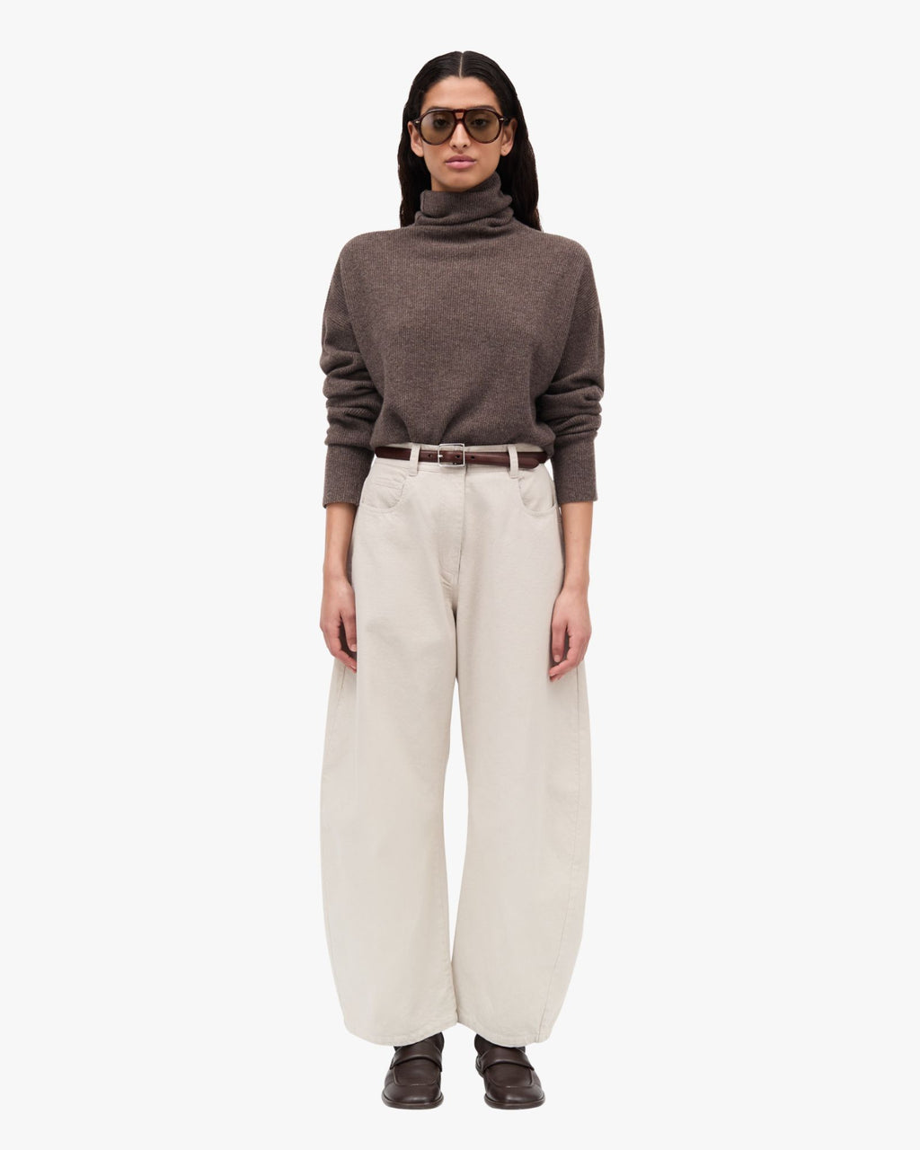 Pella Cotton Twill Pant Stone Grey