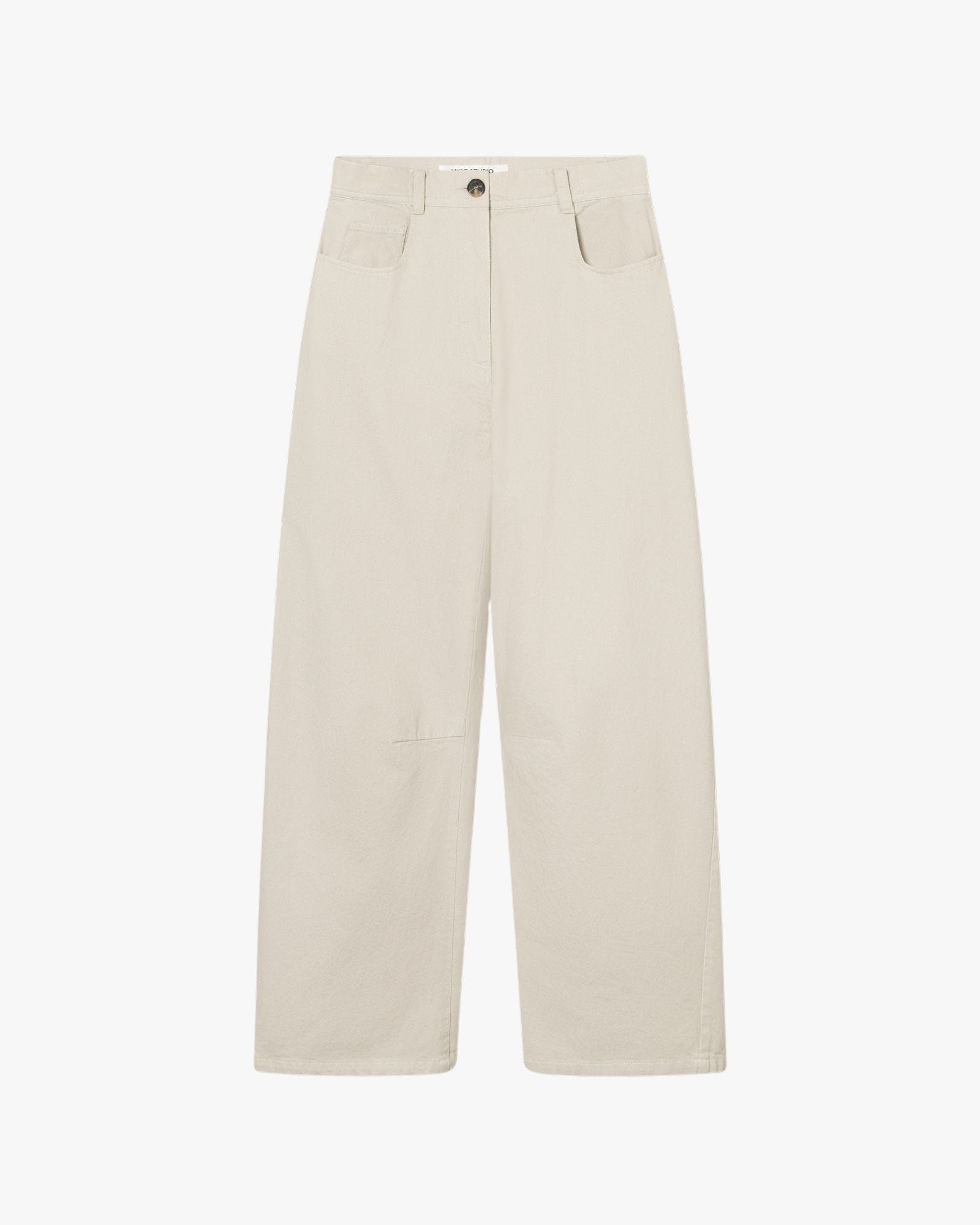 Pella Cotton Twill Pant Stone Grey
