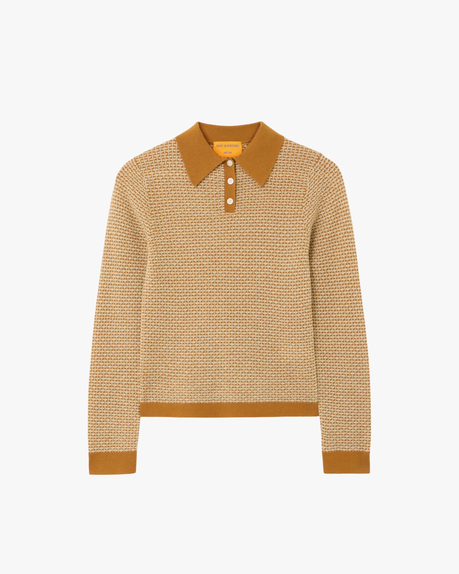 Pique Shrunken Polo Suede