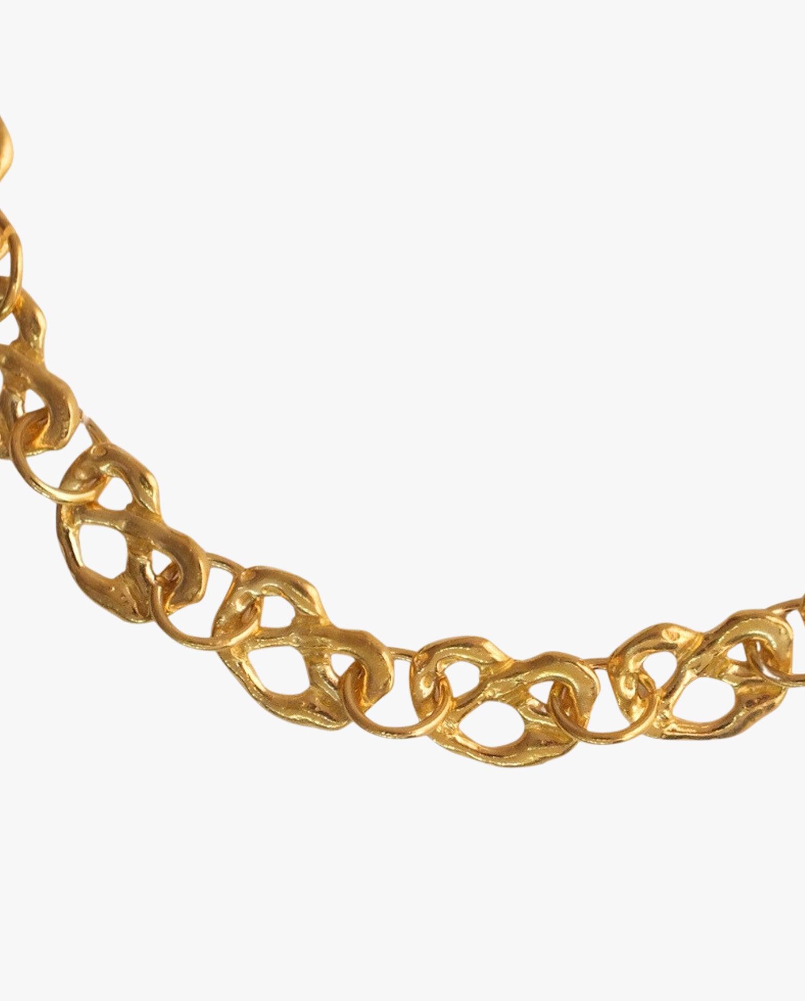 Pretzel Mini Chain Necklace