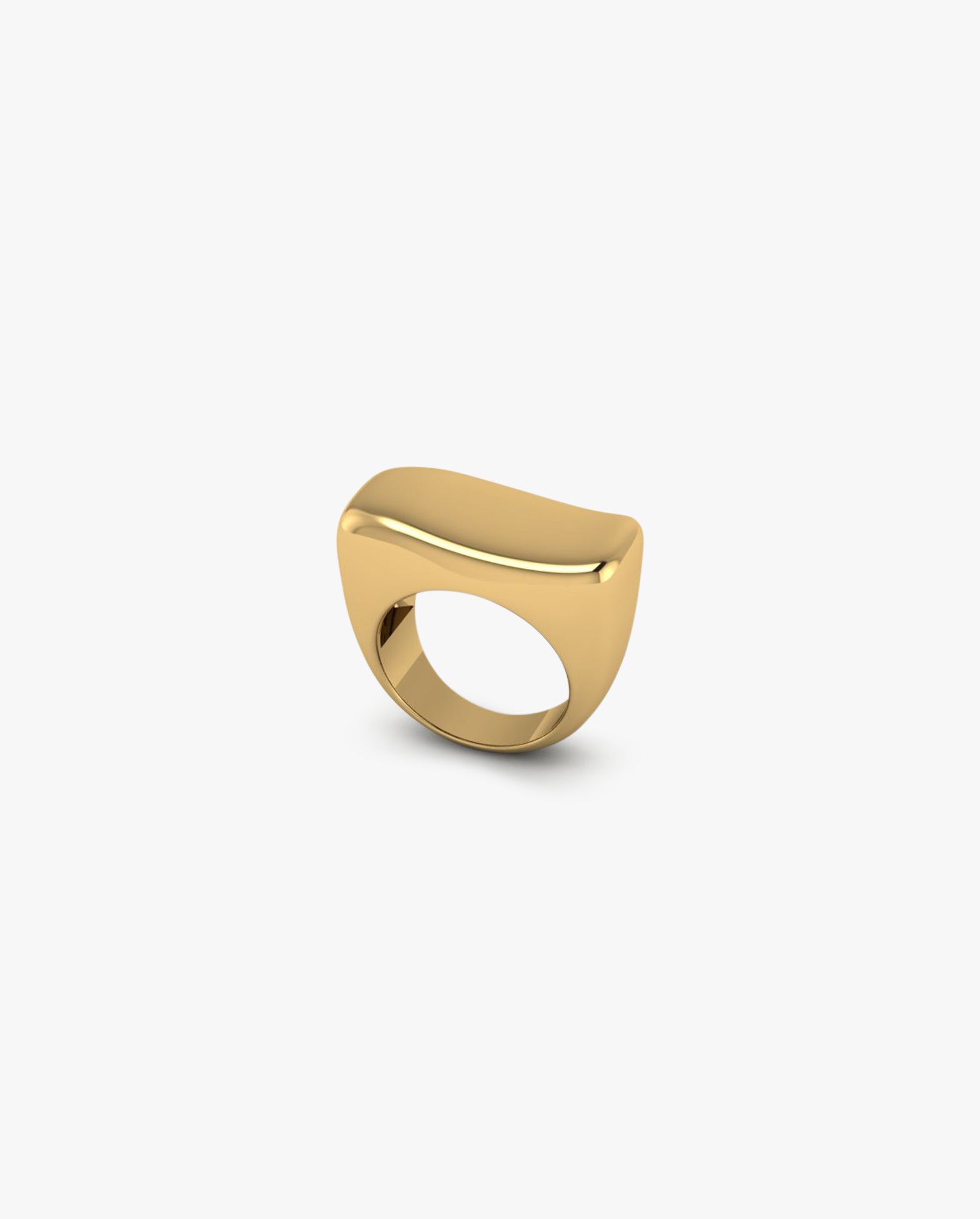 Blockwave Ring Gold