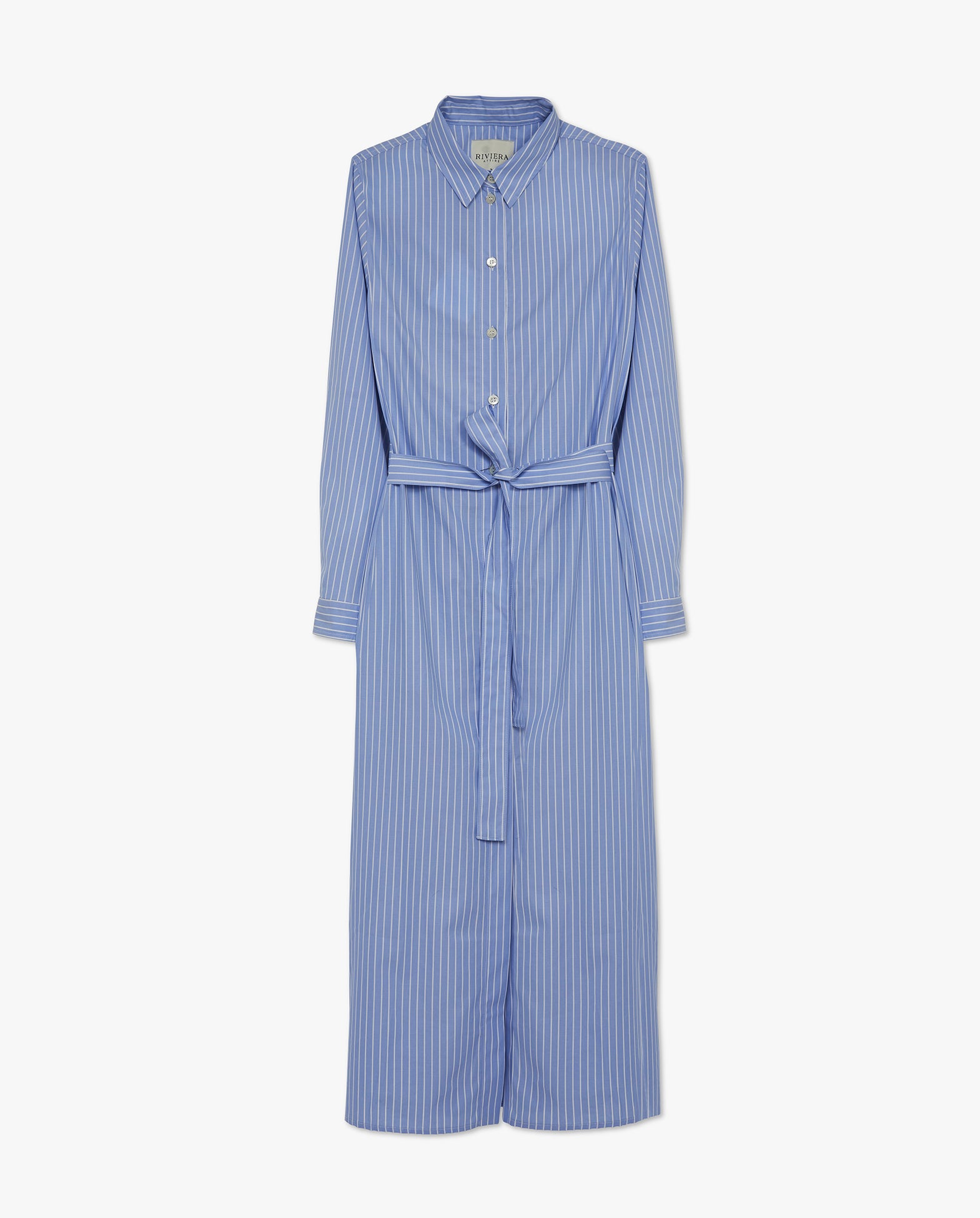 Long Dress White Stripes