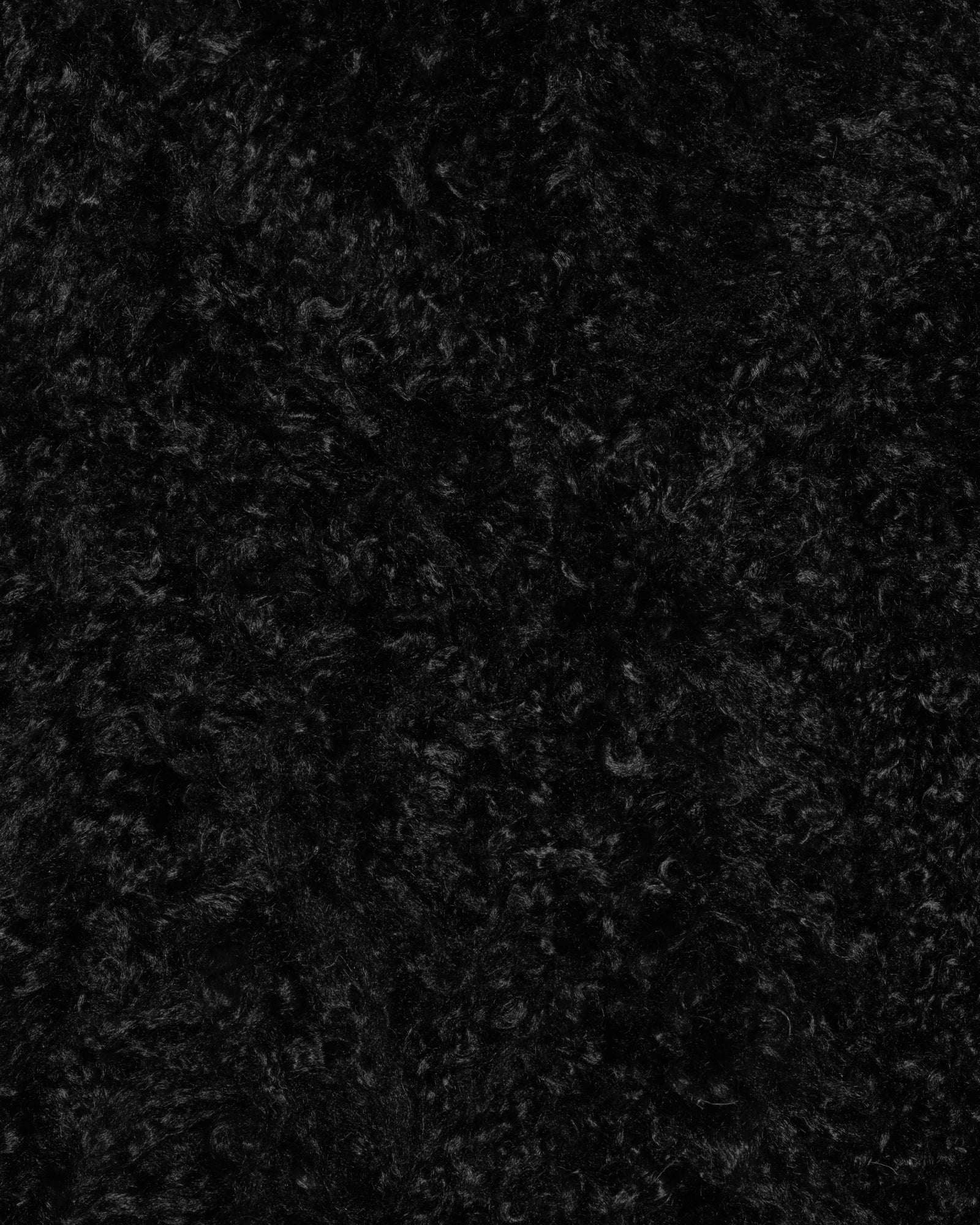 Faux Fur Belted Jacket Black