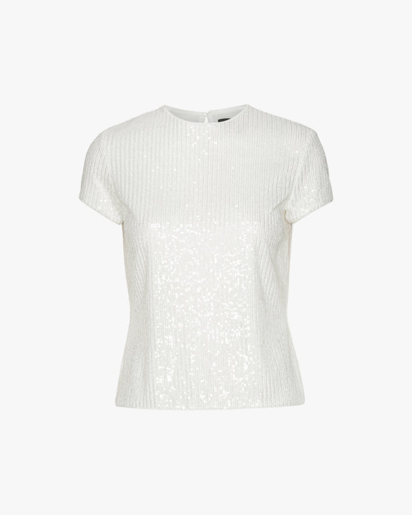 Sequins T-Shirt White