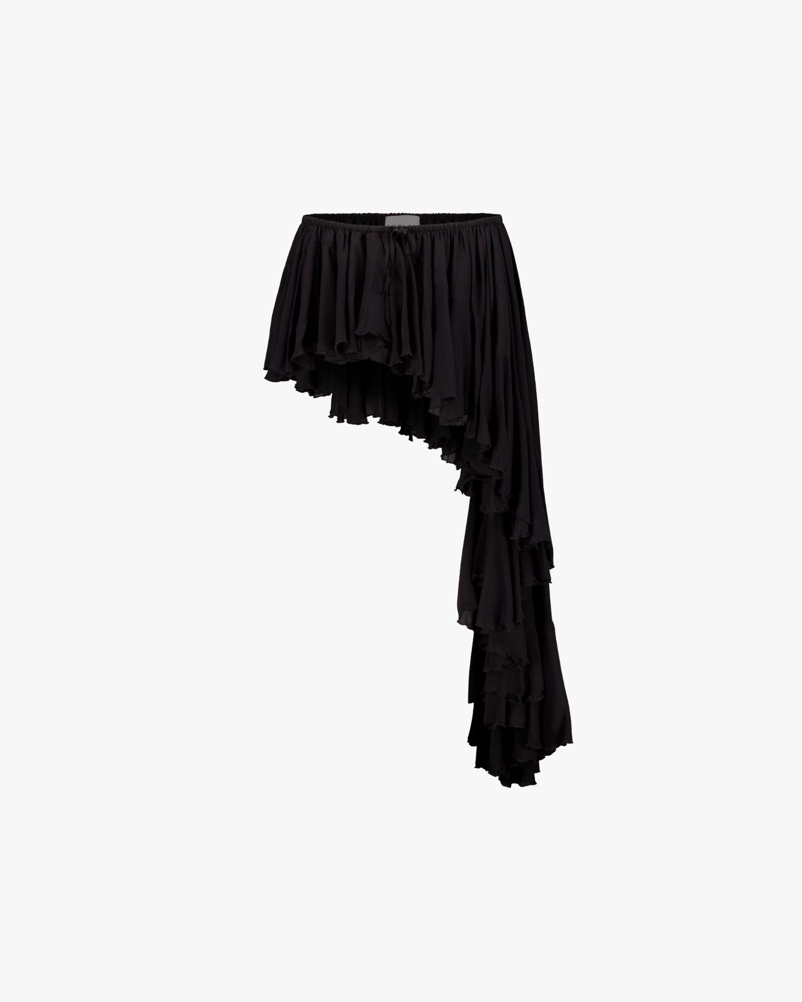 Rumba Silk Skirt Black
