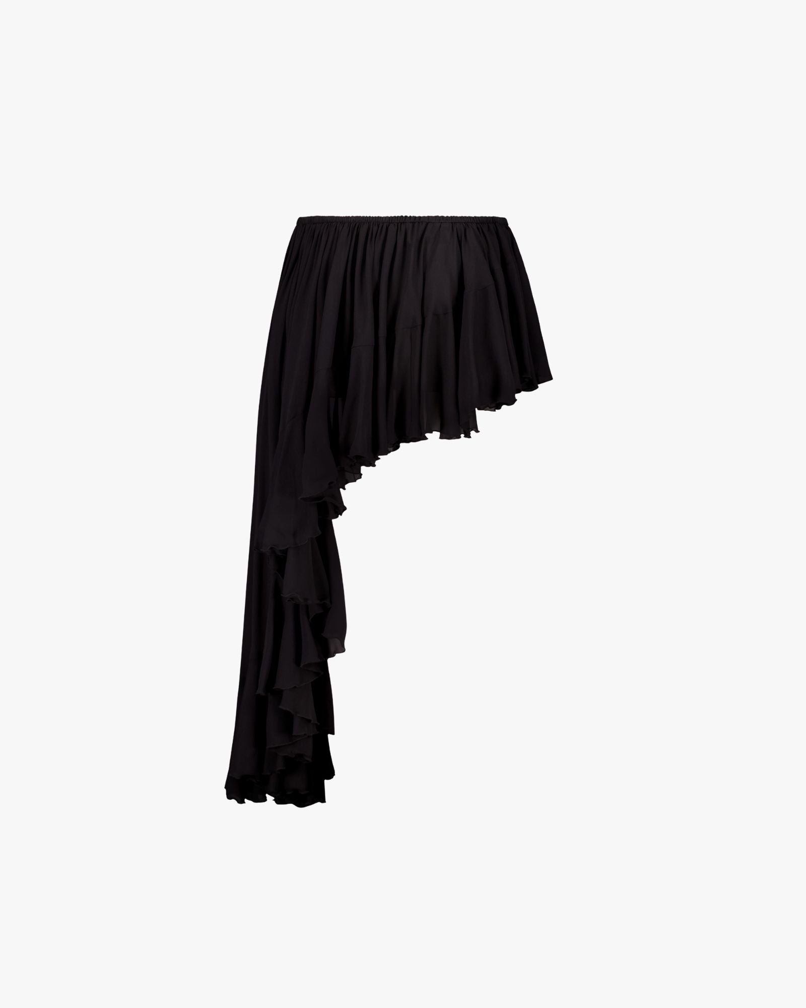 Rumba Silk Skirt Black