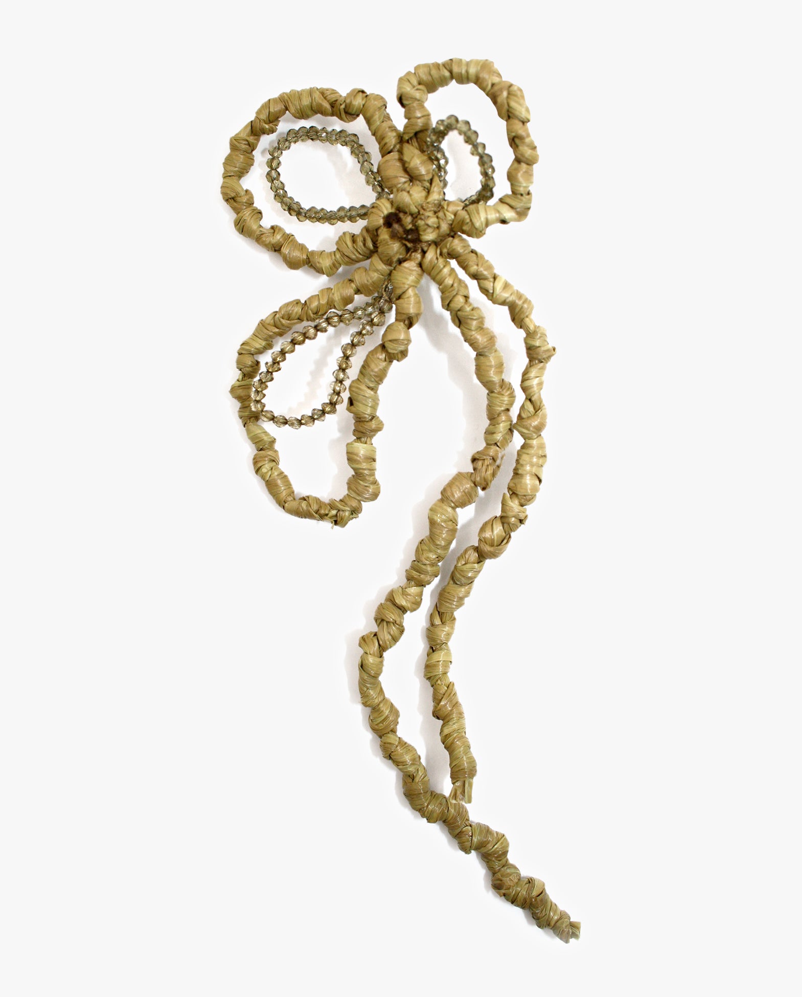 Raffia Flower Earring