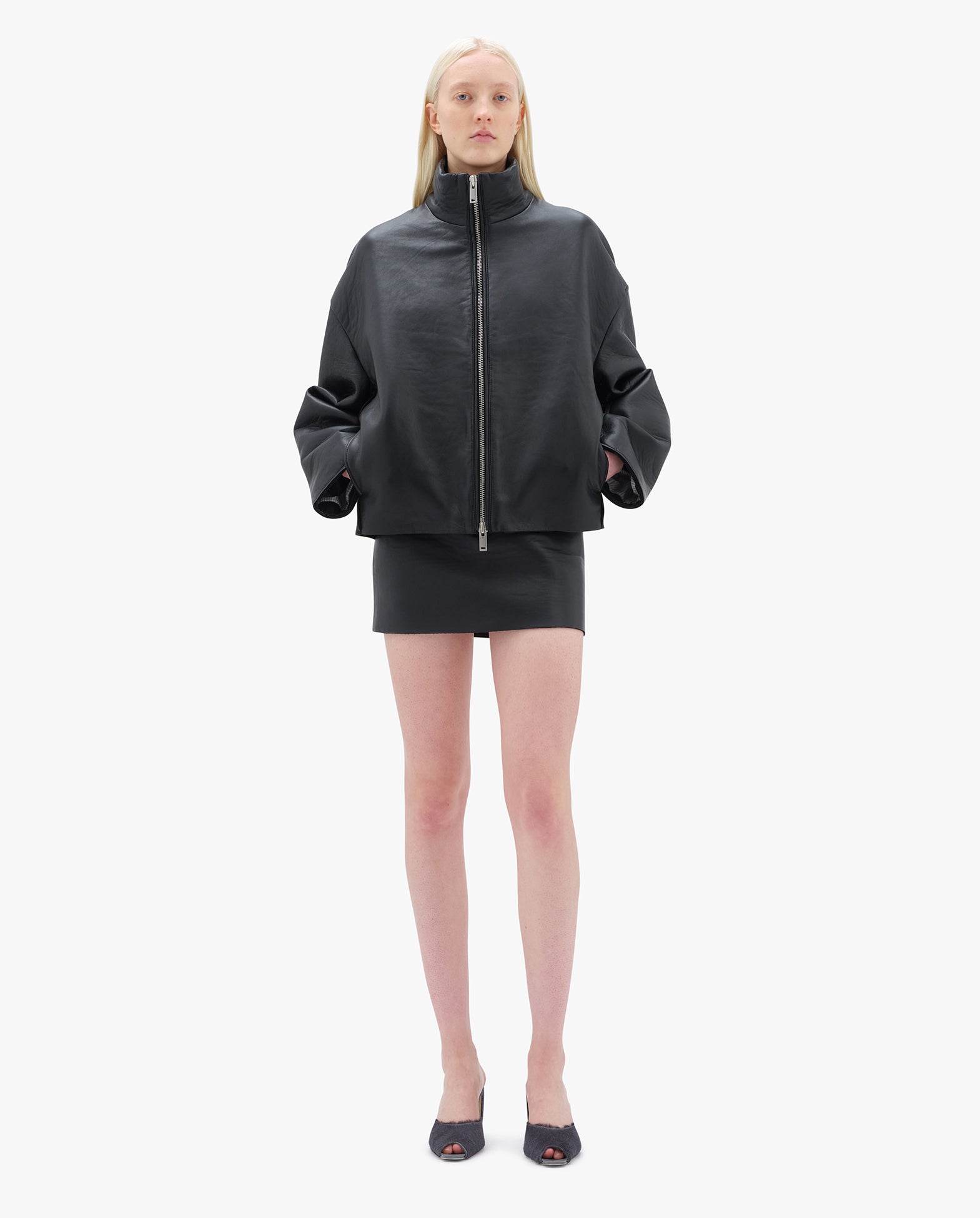 Bonded Leather Jacket