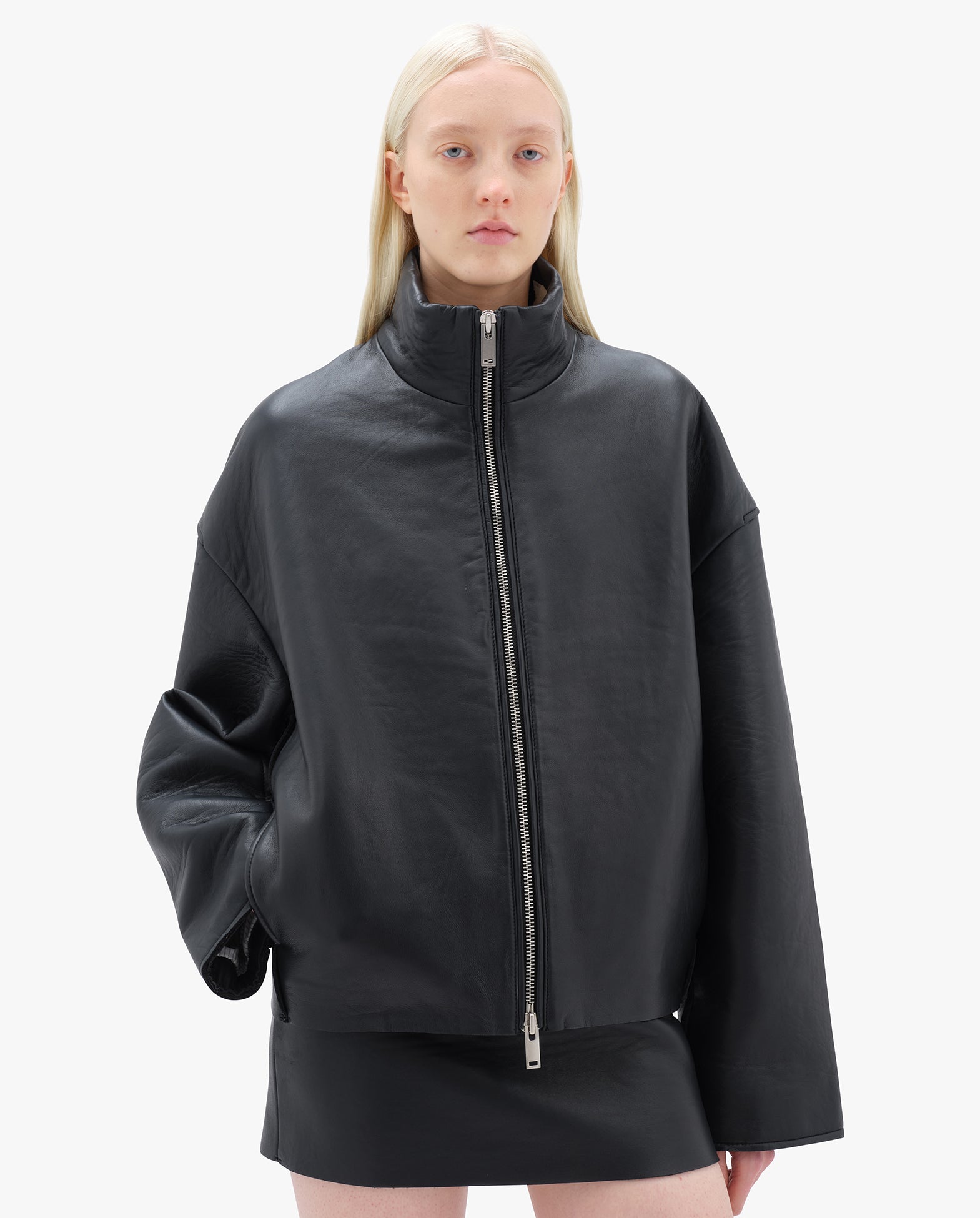 Bonded Leather Jacket