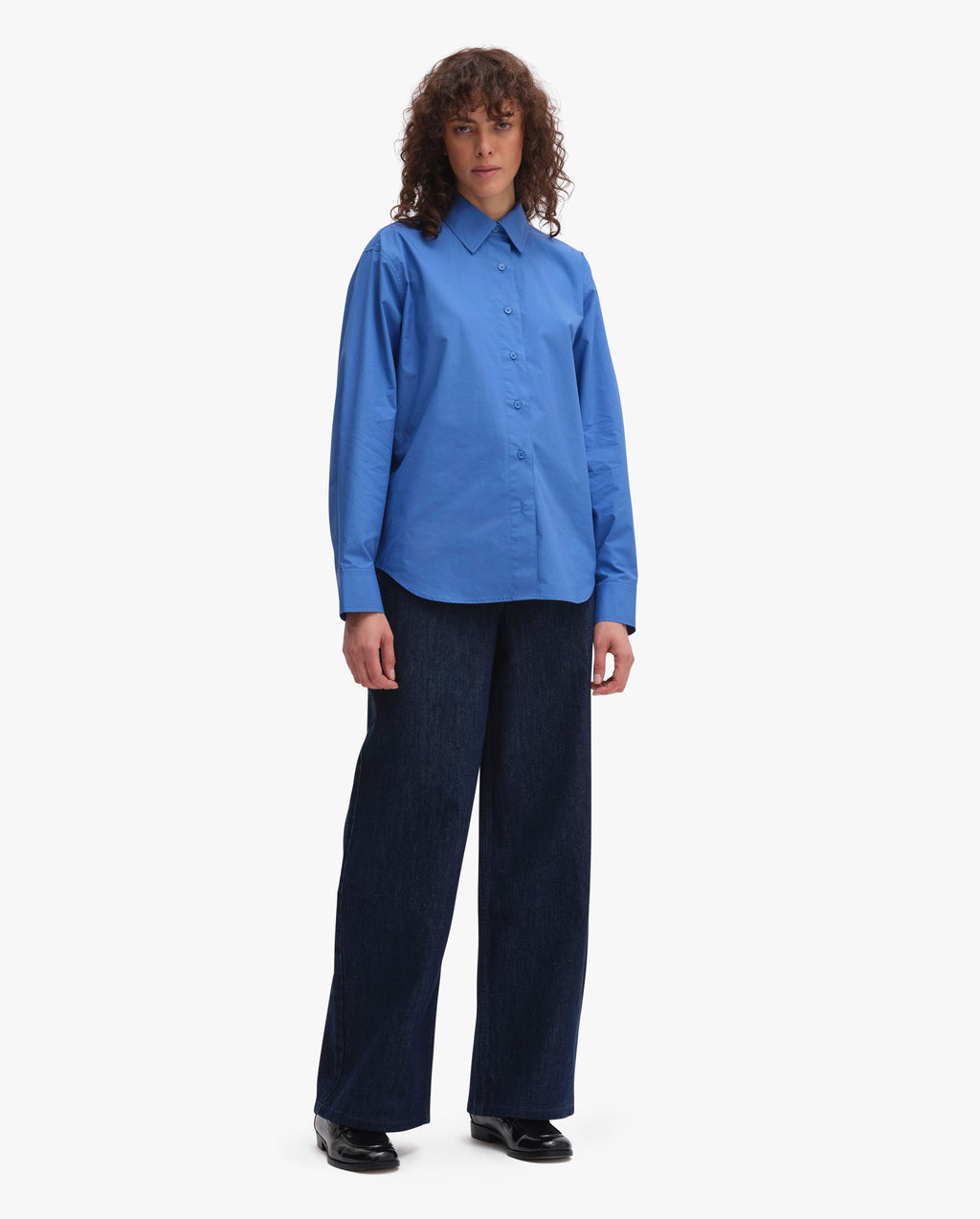 Boxy Shirt Nebulas Blue