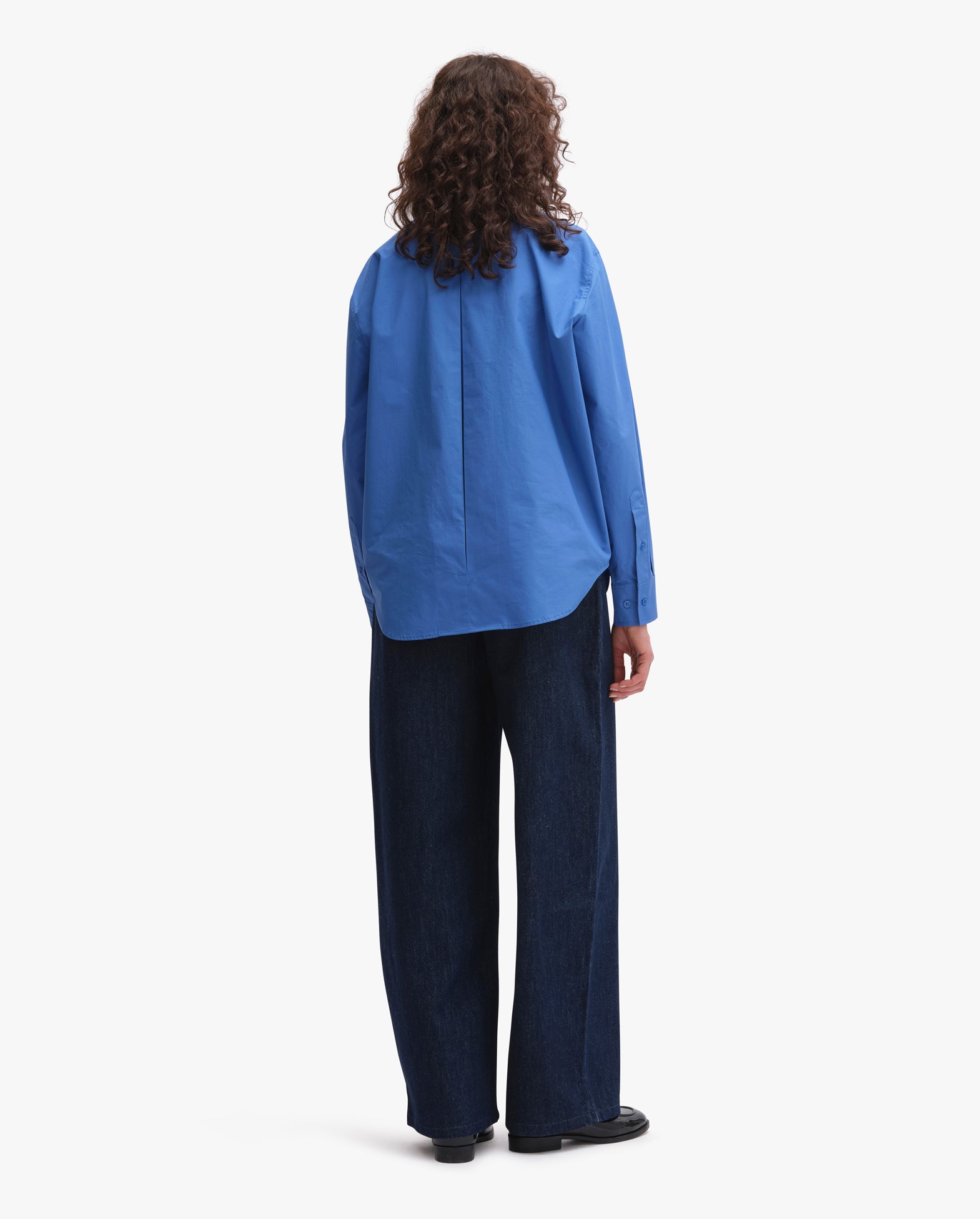 Boxy Shirt Nebulas Blue