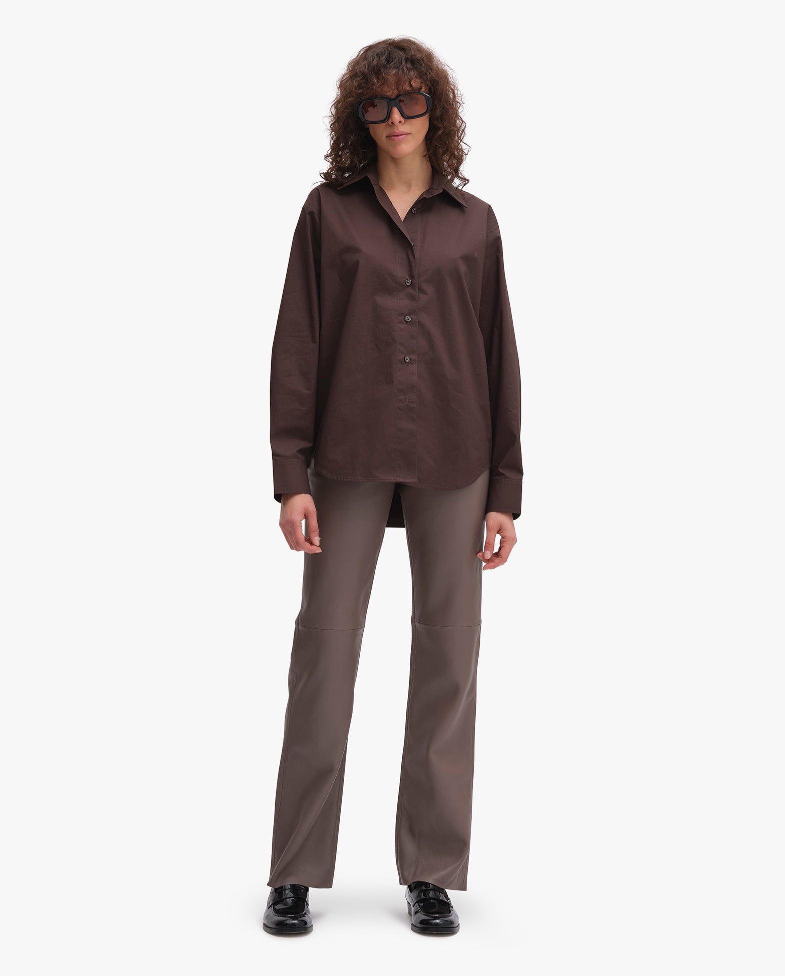 Boxy Shirt Raisin