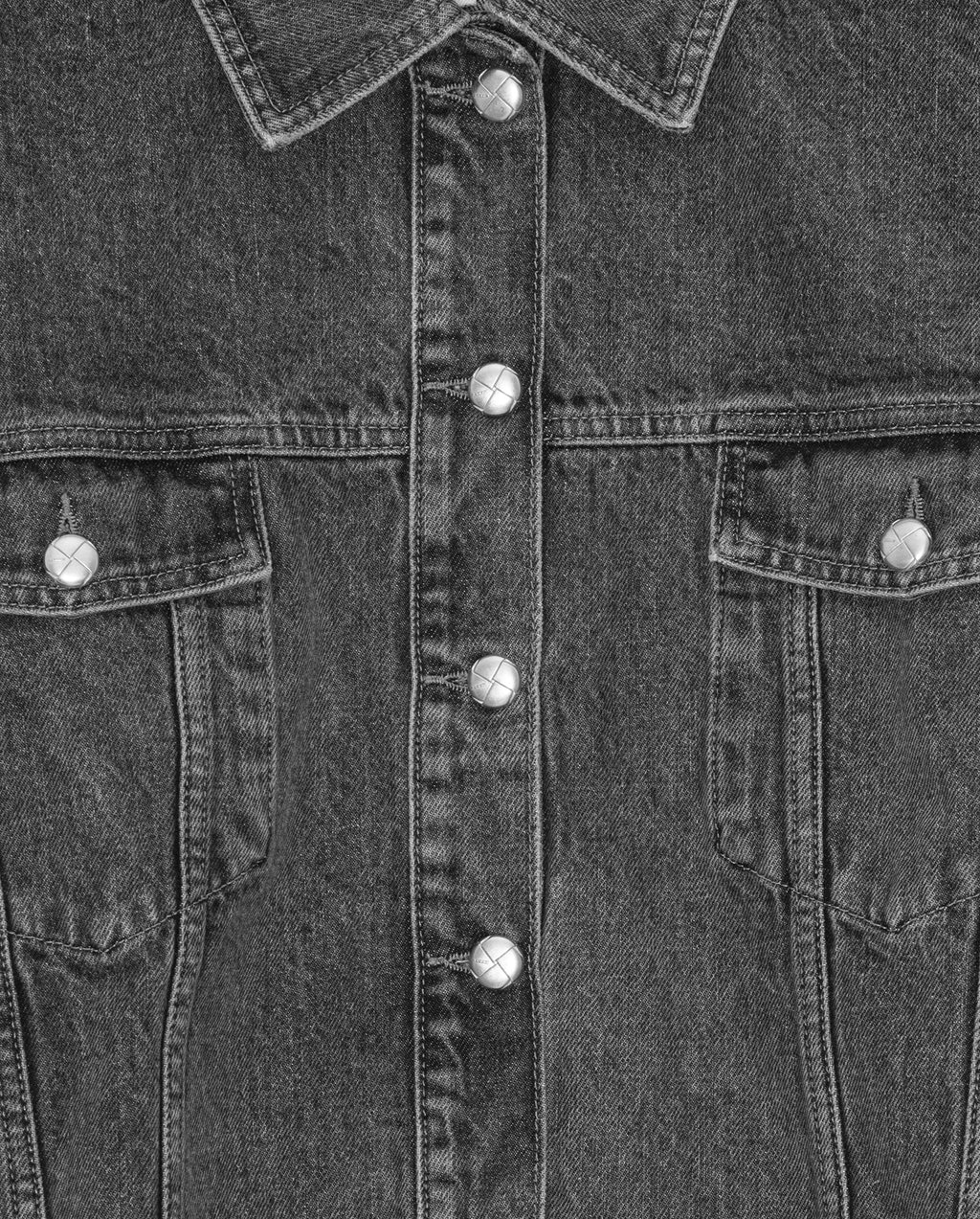 Drapy Back Denim Jacket