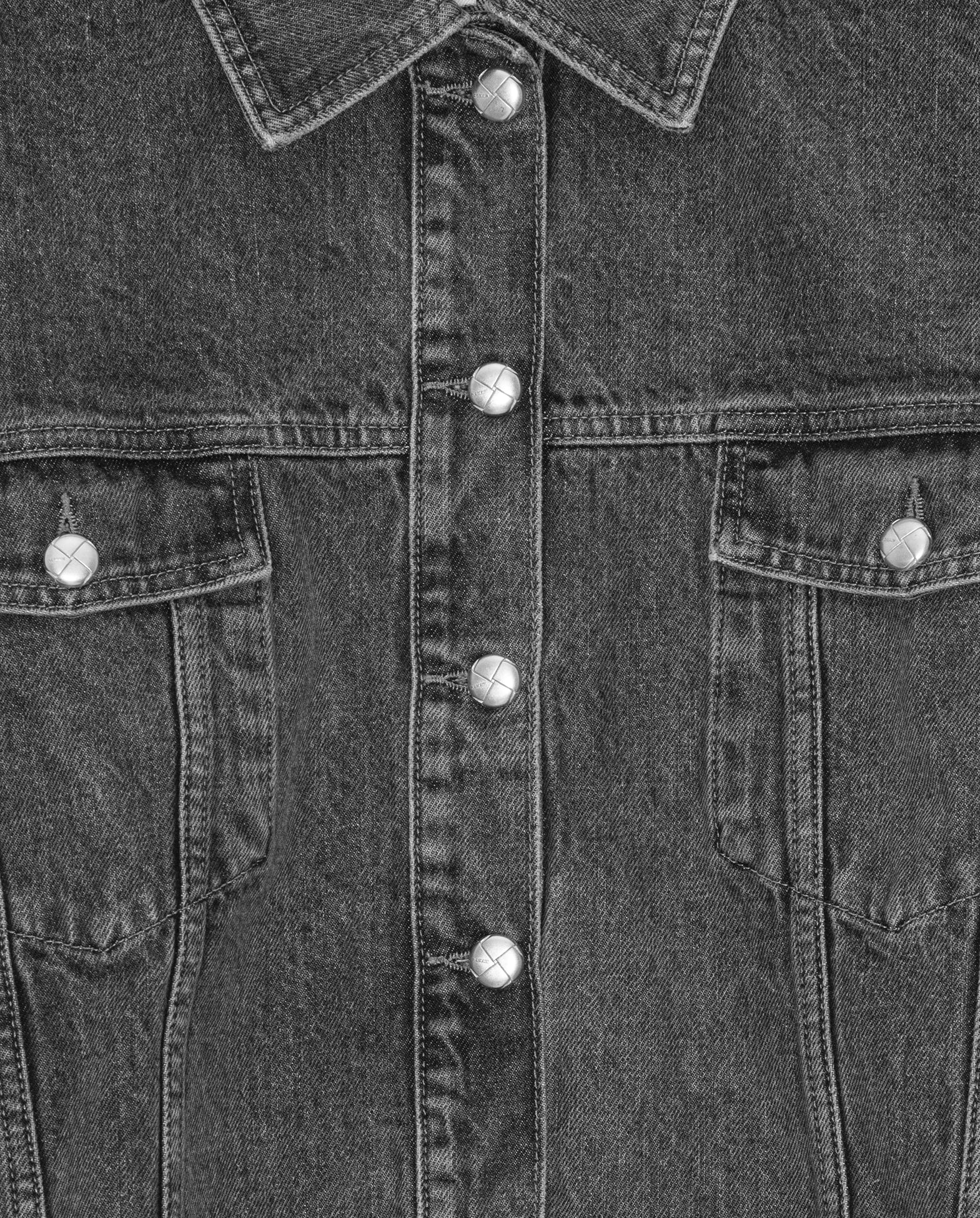 Drapy Back Denim Jacket