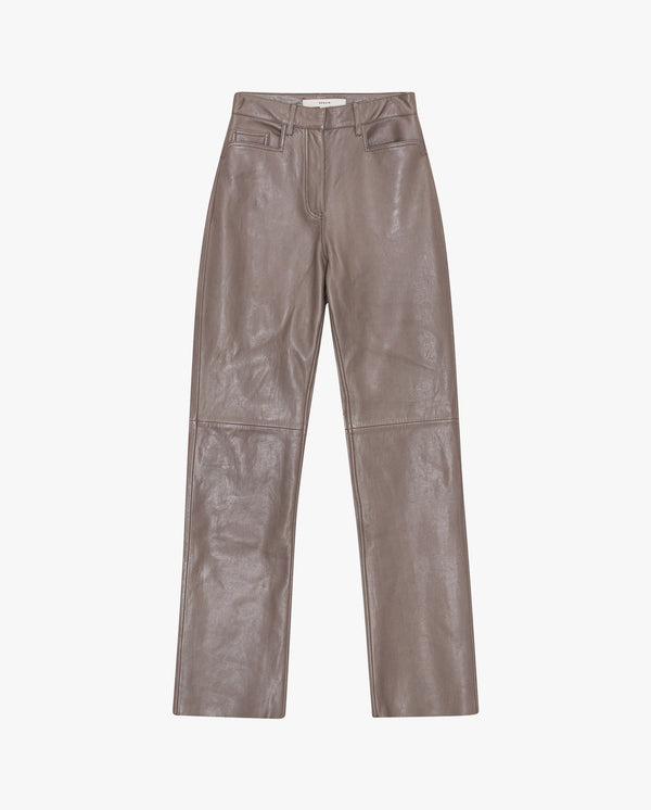 High Waist Leather Pants