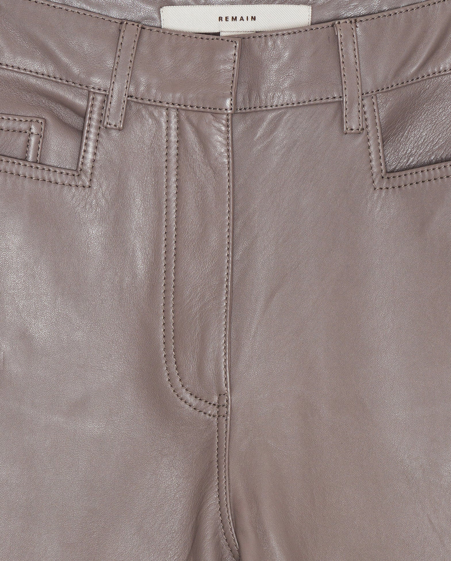 High Waist Leather Pants
