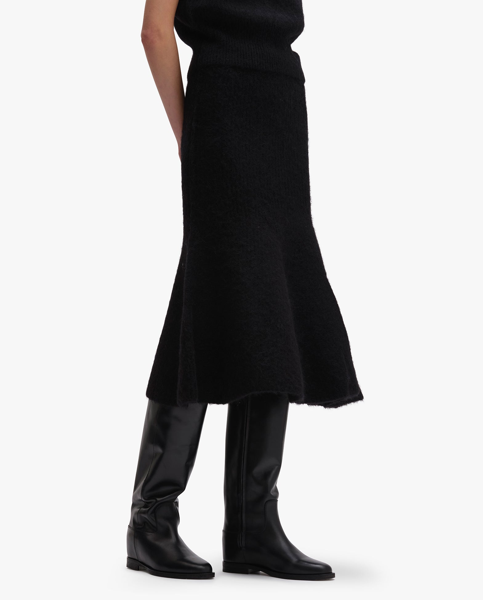 Knit Midi Skirt
