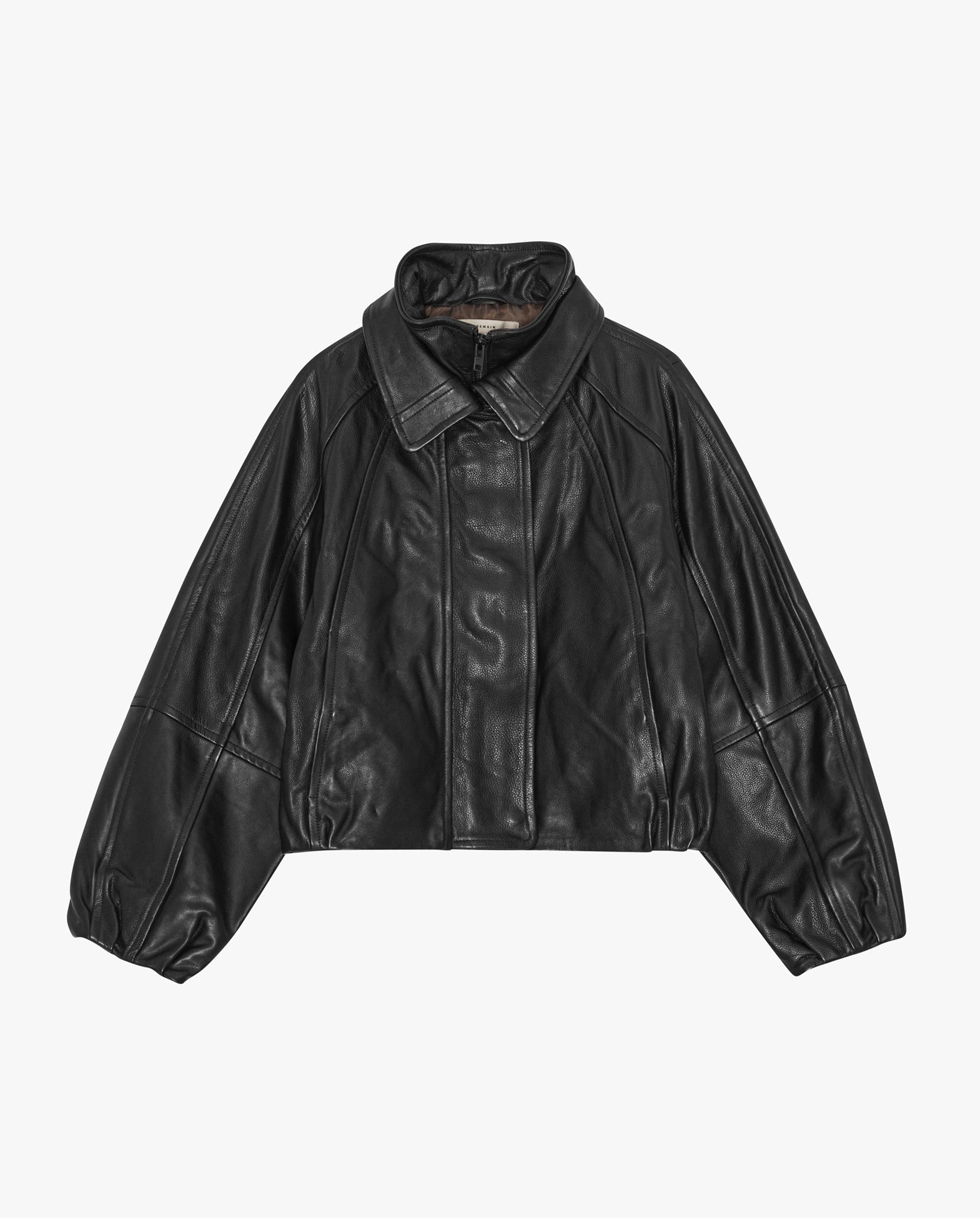 Leather Bomber Jacket