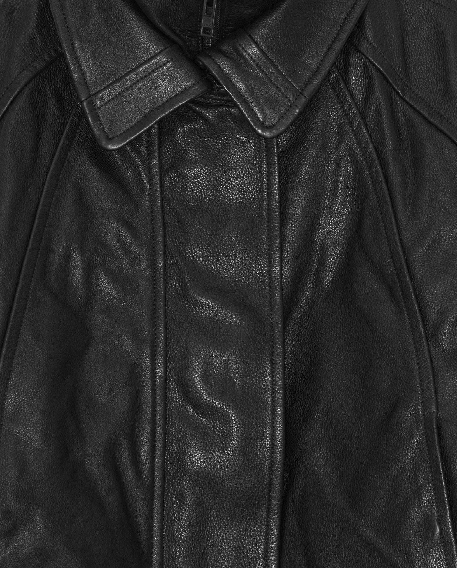 Leather Bomber Jacket