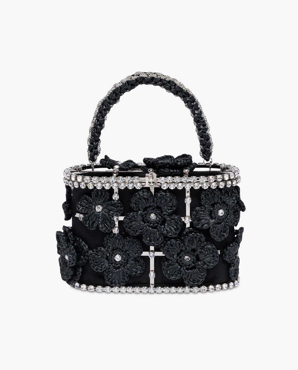 Holli Signorina Floral Raffia Bag