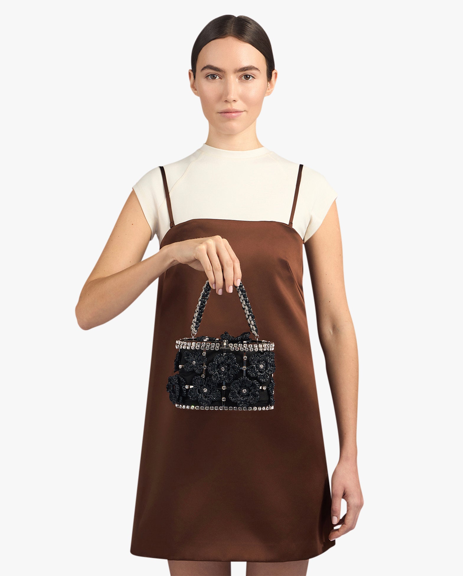 Holli Signorina Floral Raffia Bag