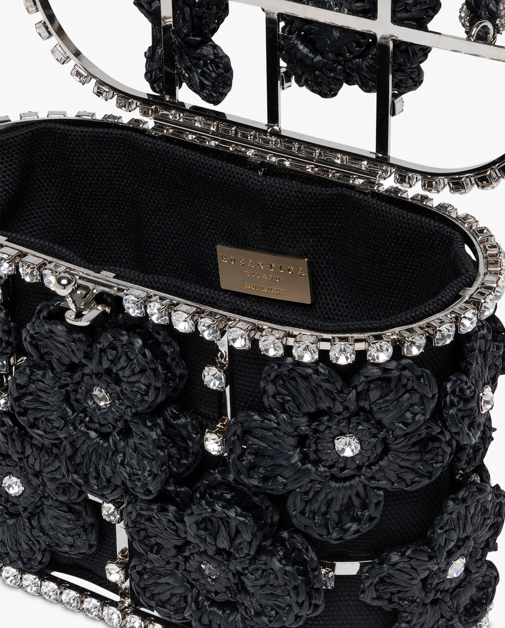 Holli Signorina Floral Raffia Bag
