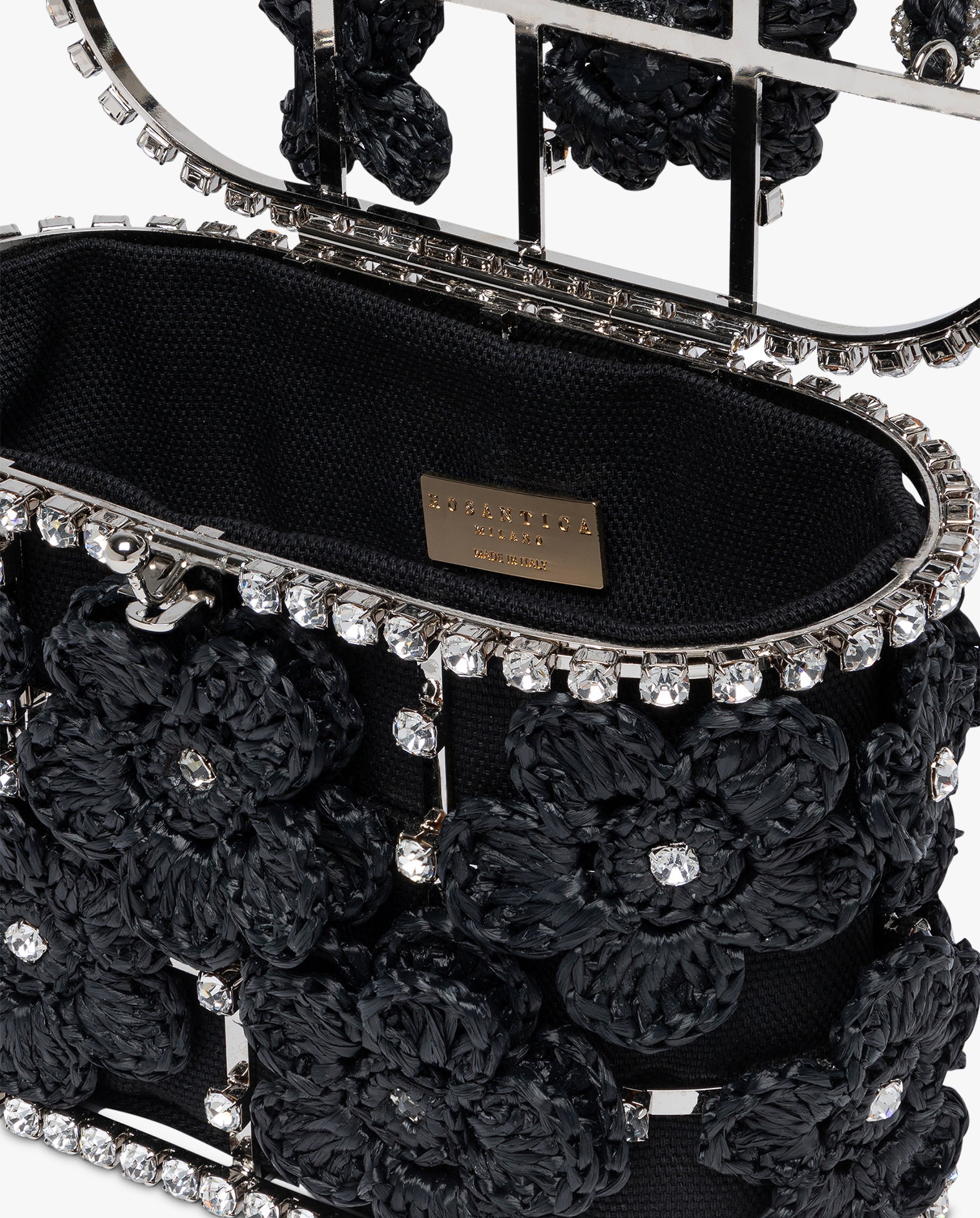 Holli Signorina Floral Raffia Bag